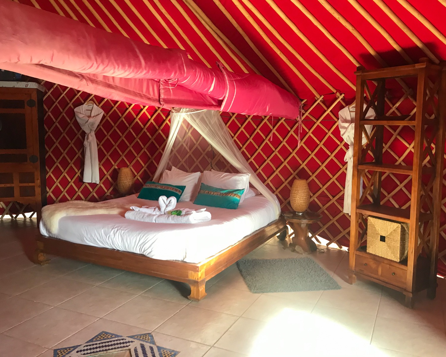 Eco yurt royale at Finca de Arrieta with Lanzarote Retreats Photo: Heatheronhertravels.com