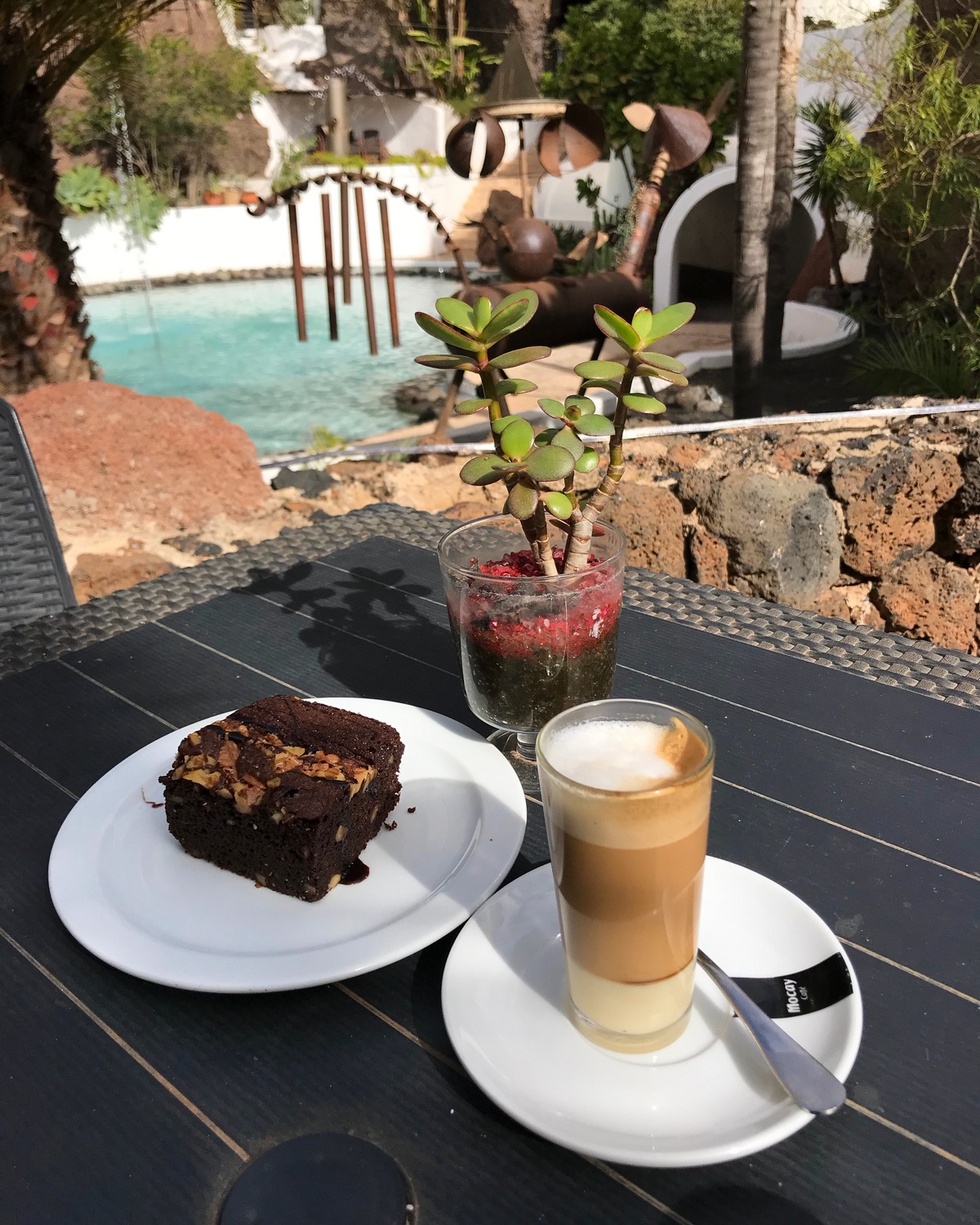 Leche Leche coffee in Lanzarote Photo Heatheronhertravels.com