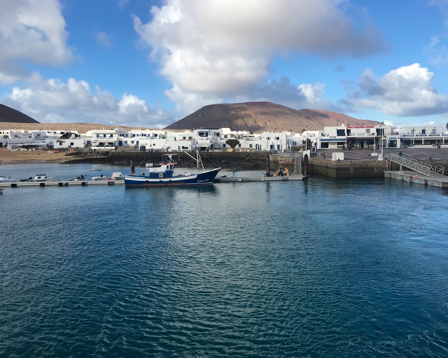 Lineas Romero ferry - Graciosa day trip from Lanzarote Photo Heatheronhertravels.com