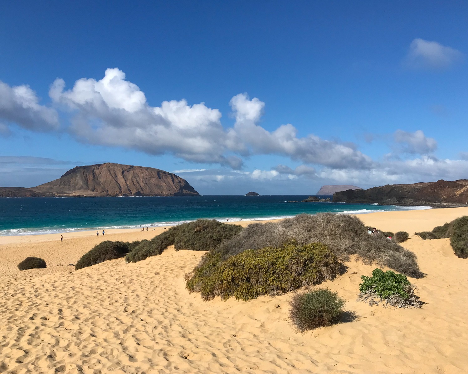 Playa de las Conchas - Graciosa day trip from Lanzarote Photo Heatheronhertravels.com