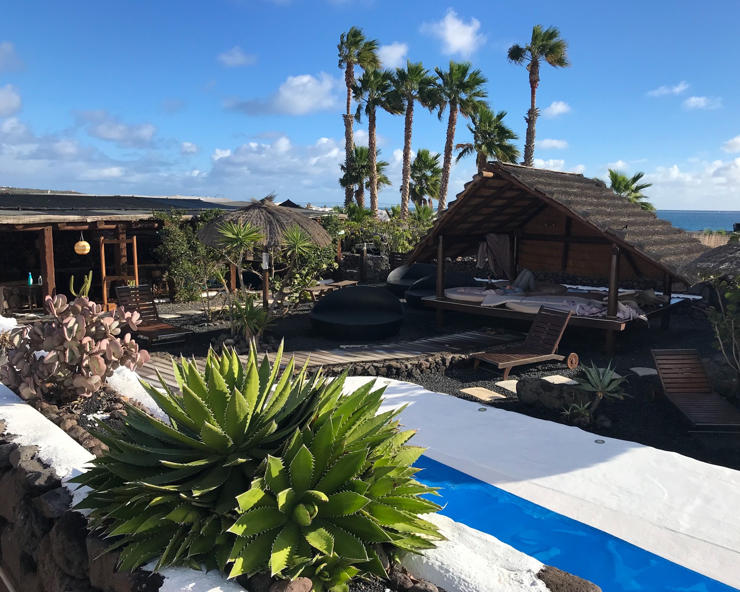 Pool at Finca de Arrieta with Lanzarote Retreats Photo Heatheronhertravels.com