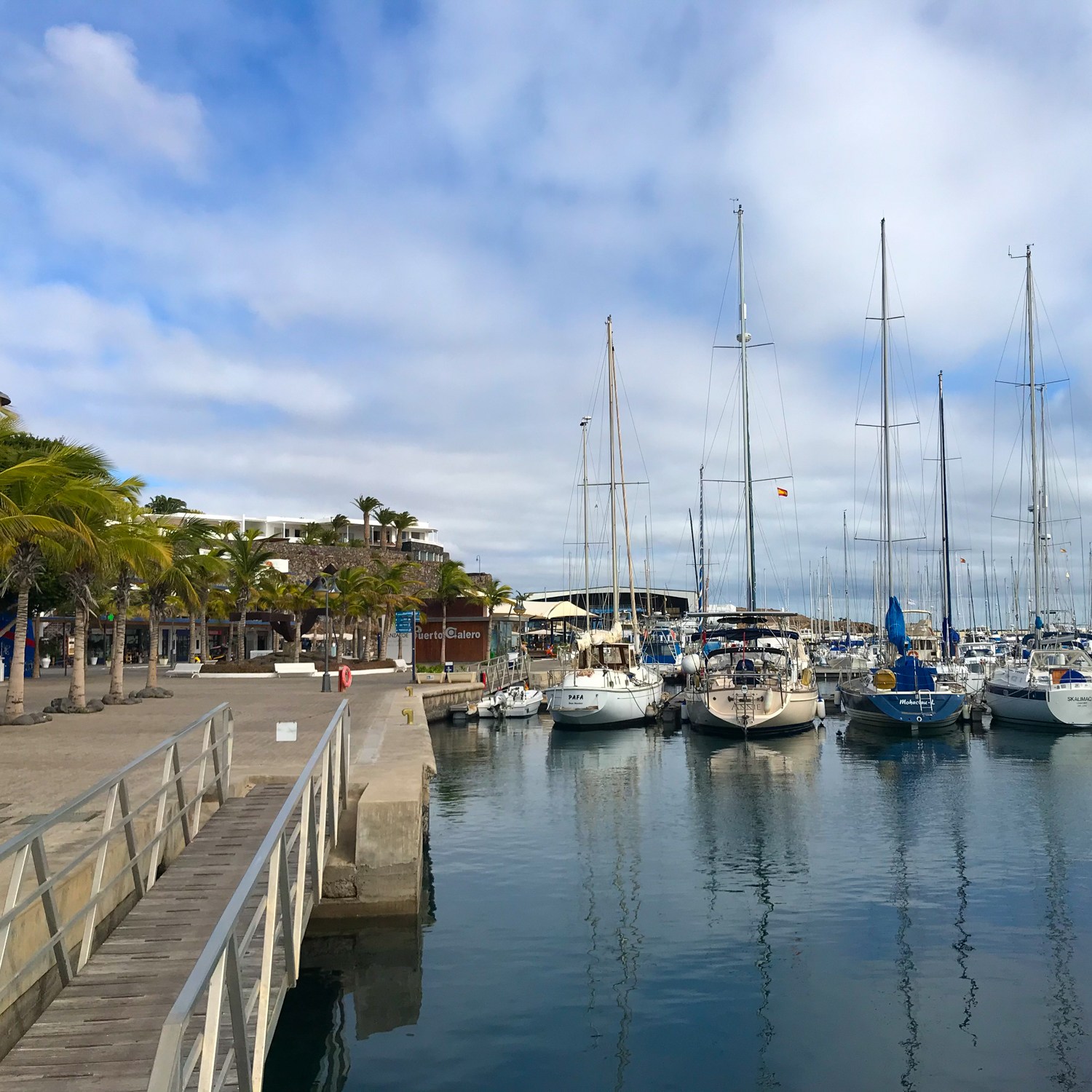 Puerto Calero in Lanzarote Photo Heatheronhertravels.com