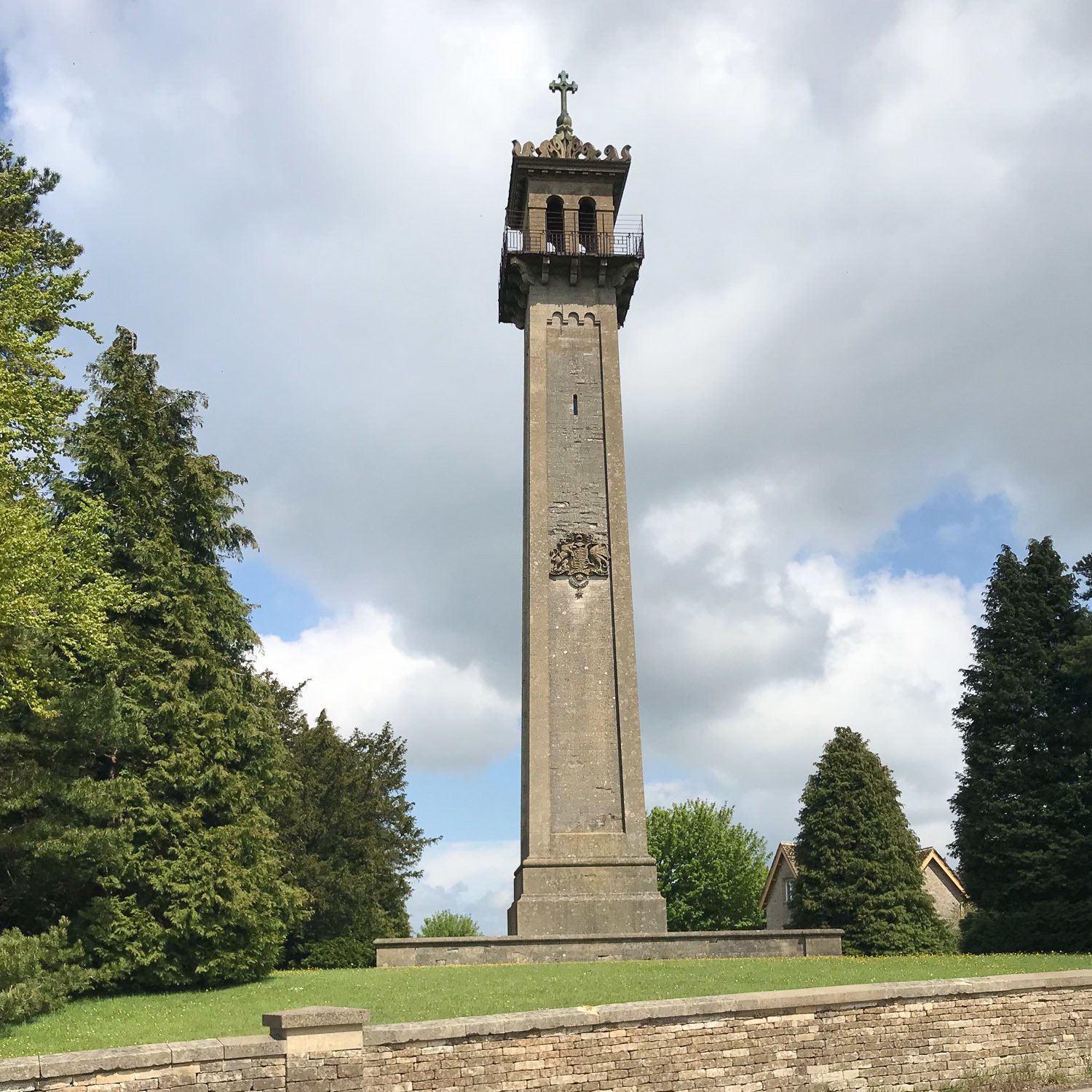 Somerset Monument at Hawkesbury Upton on the Cotswold Way