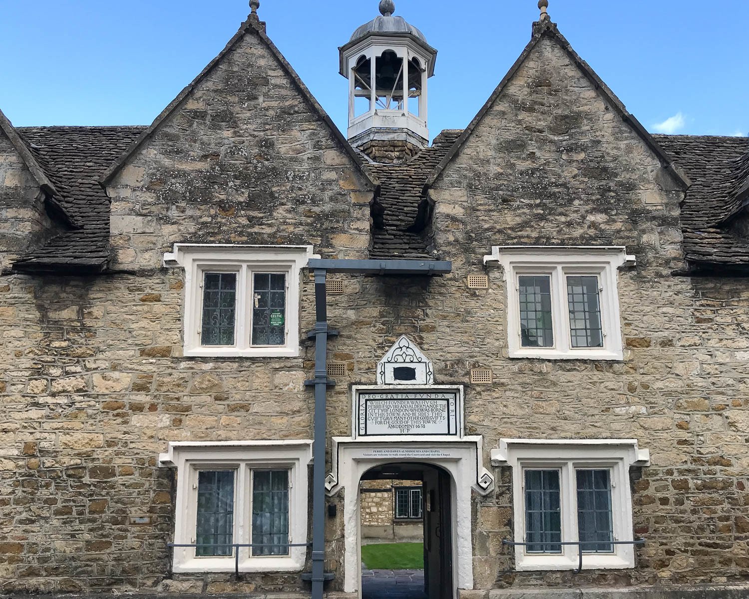 Almshouse at Wotton-under-edge on the Cotswold Way