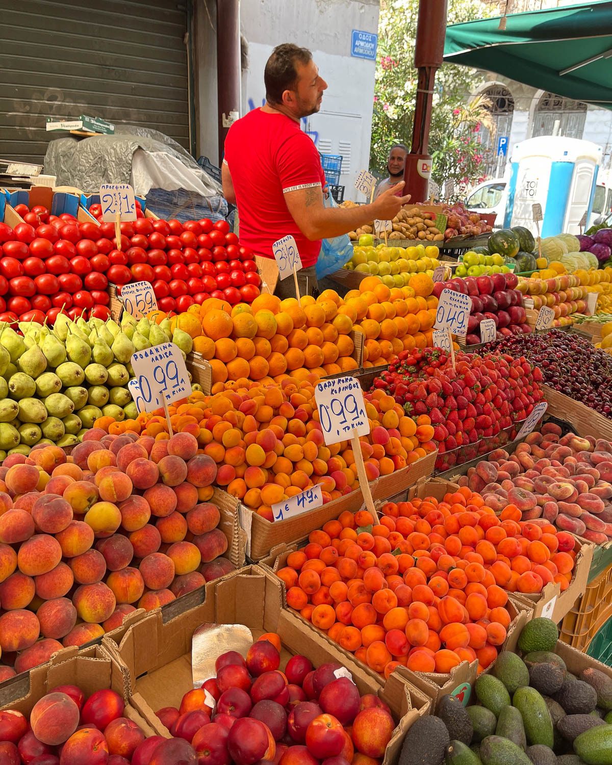 Fruit at the Central Market Athens Photo Heatheronhertravels.com