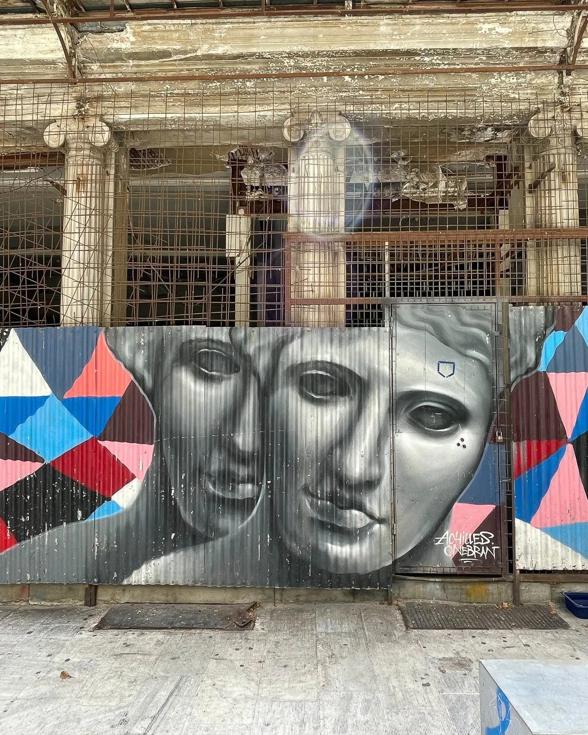 Streetart by Achilles and Onebran on Aiolou Street, Athens Photo Heatheronhertravels.com