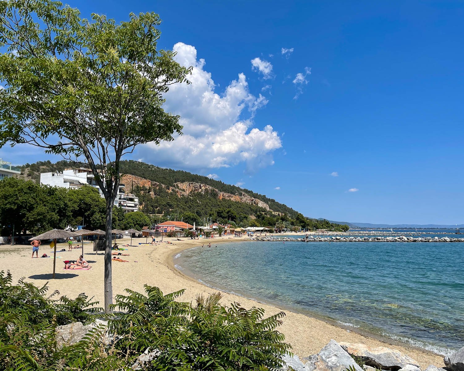 Beach in Volos Greece Photo Heatheronhertravels.com