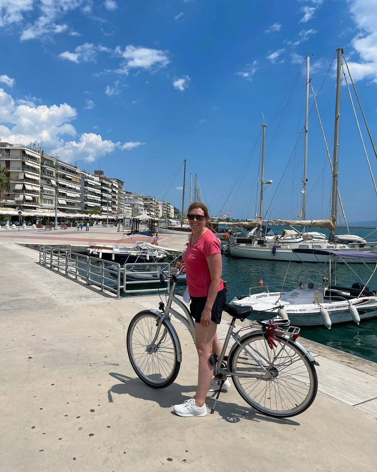 Cycling in Volos Greece Photo Heatheronhertravels.com