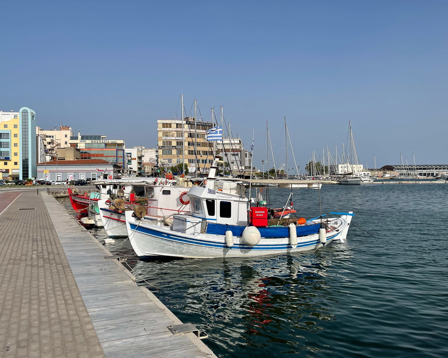 Fishing boats in Volos Greece Photo Heatheronhertravels.com