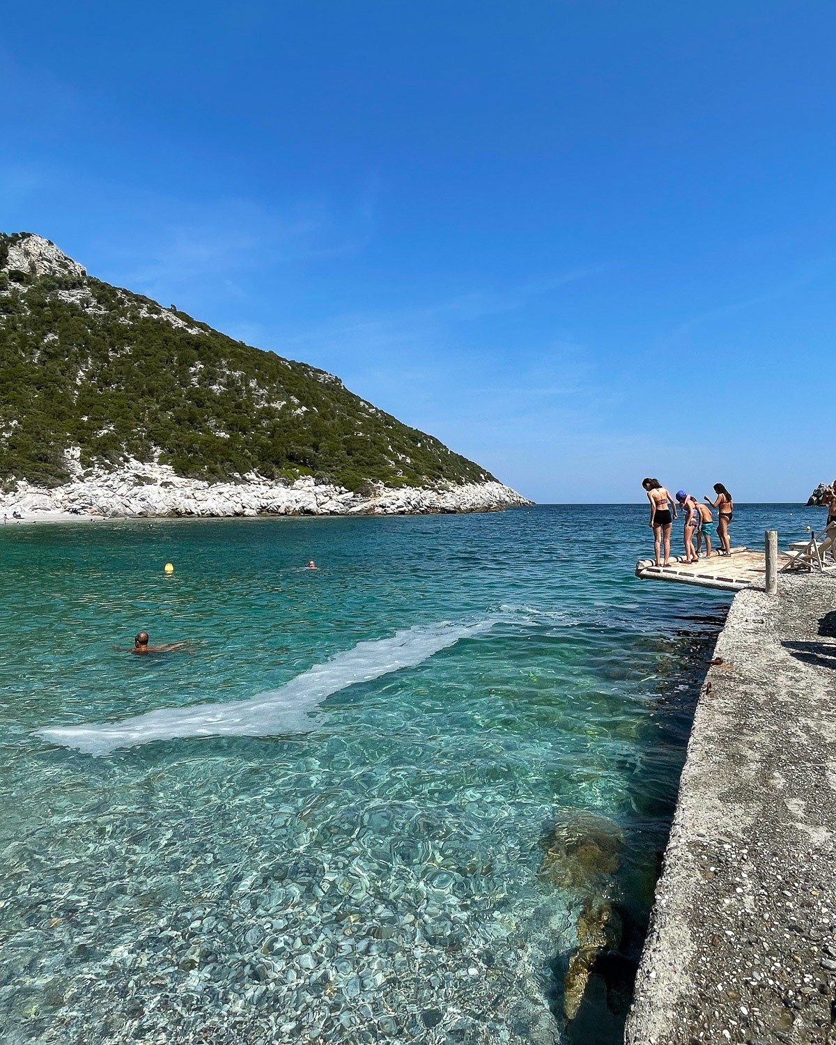 Glysteri Beach, Skopelos, Greece Photo Heatheronhertravels.com