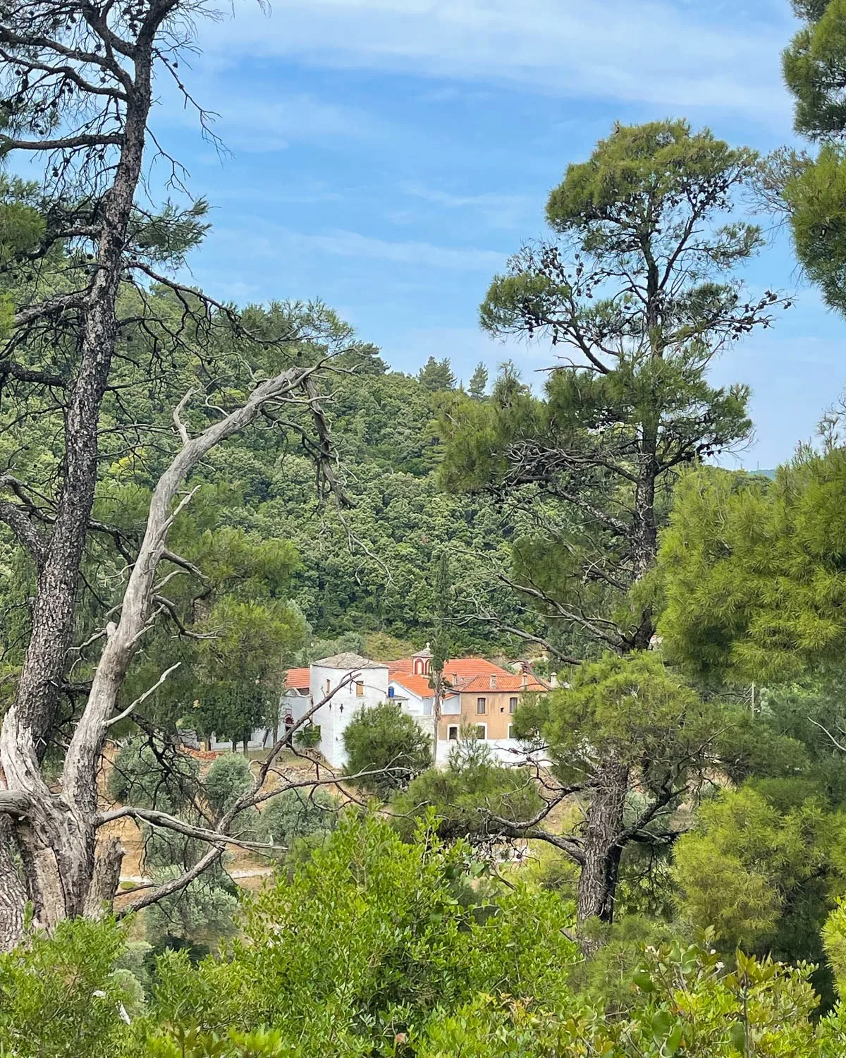 Iera Moni Sotiros Monastery, Skopelos Greece