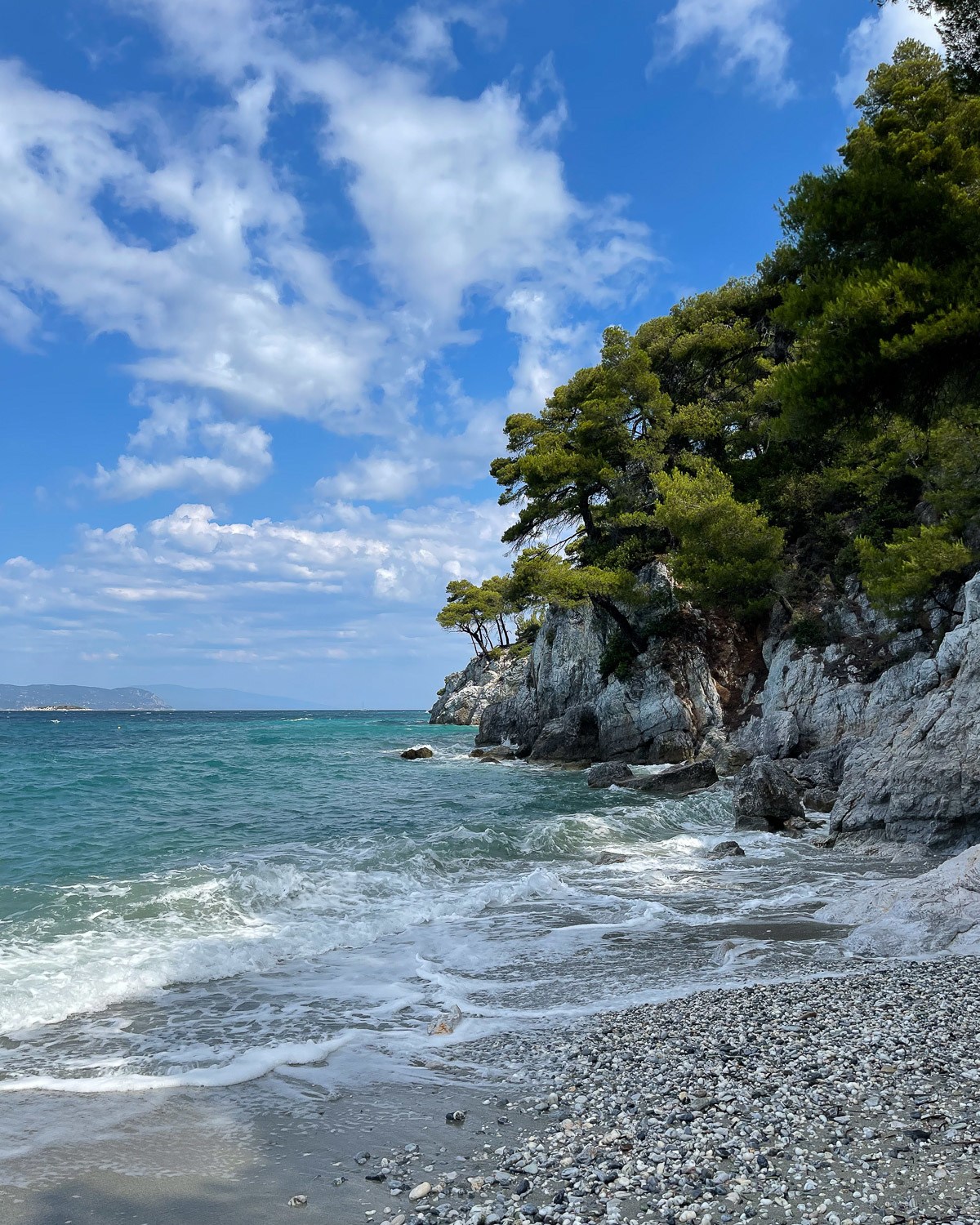 Mamma Mia film locations - Kastani Beach Skopelos, Greece Photo Heatheronhertravels.com