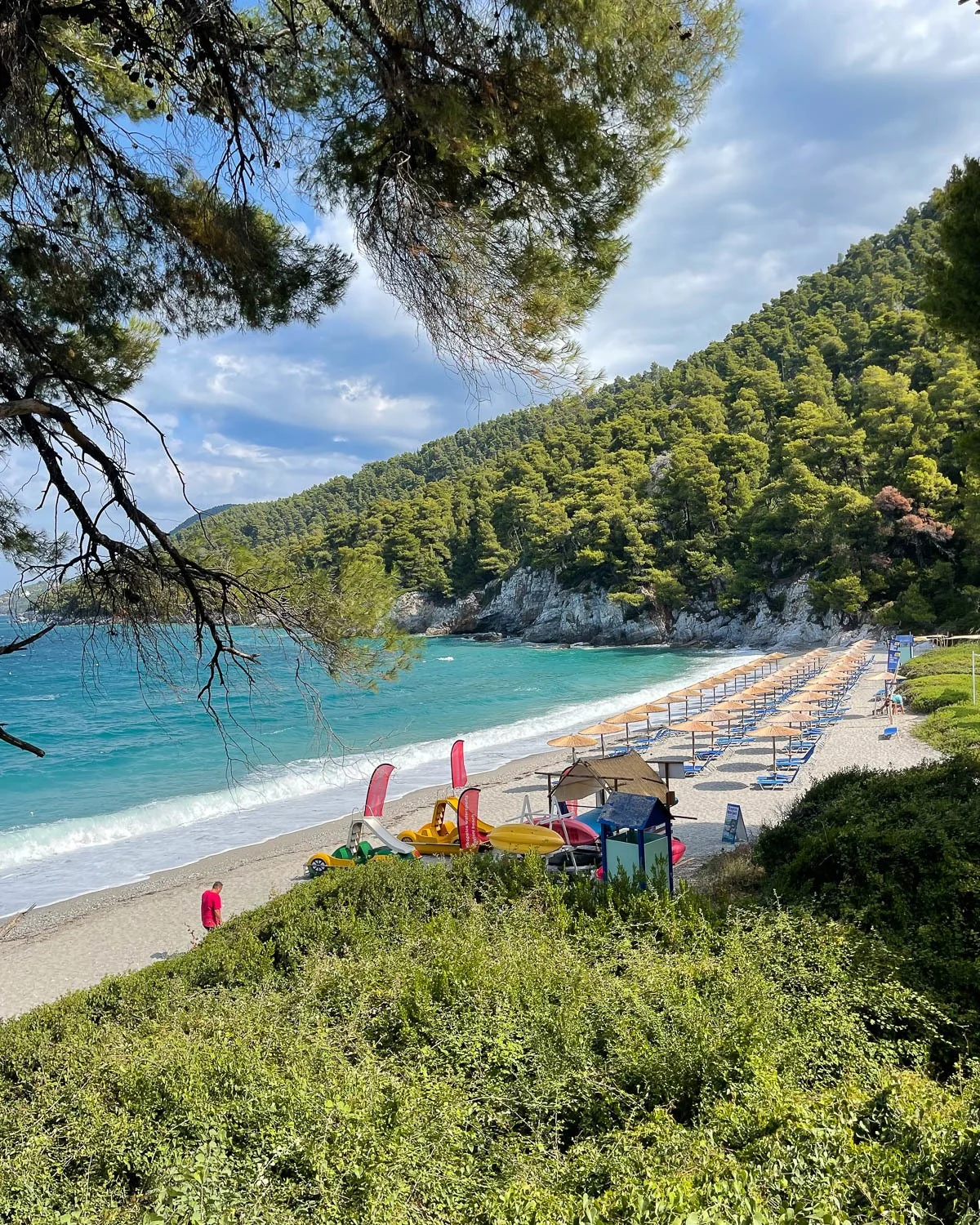 Kastani Beach Skopelos, Greece Photo Heatheronhertravels.com