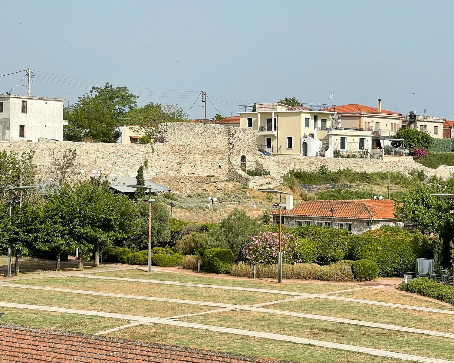 Old castle walls in Volos Greece Photo Heatheronhertravels.com