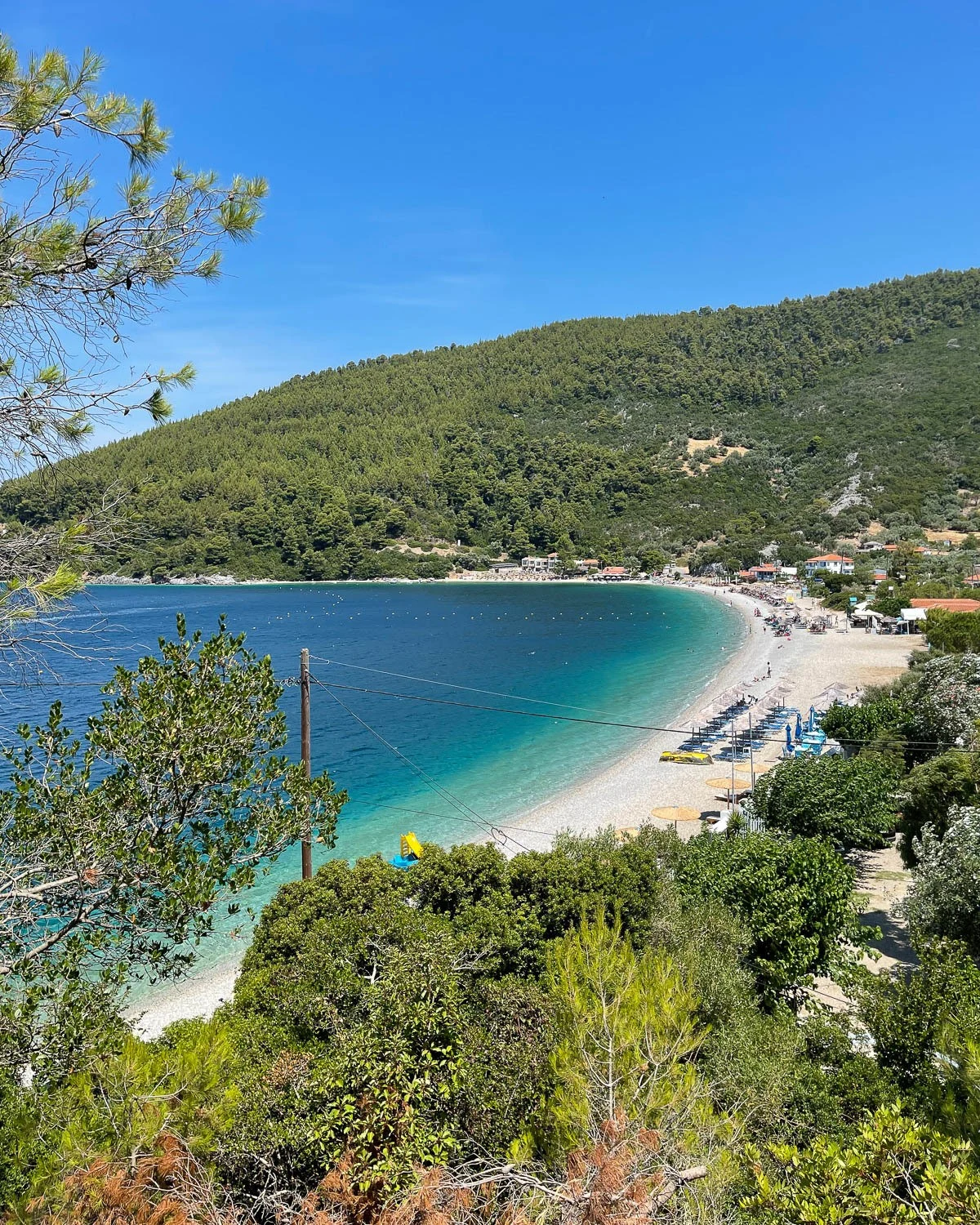 Panormos Beach, Skopelos, Greece Photo Heatheronhertravels.com