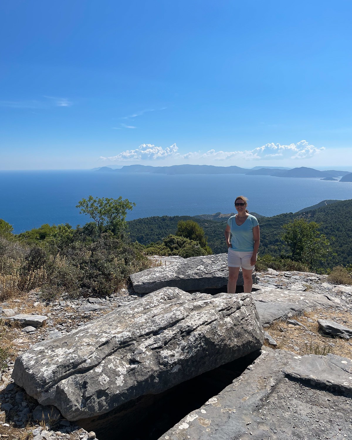 Sentoukia Pirate graves, Skopelos Greece