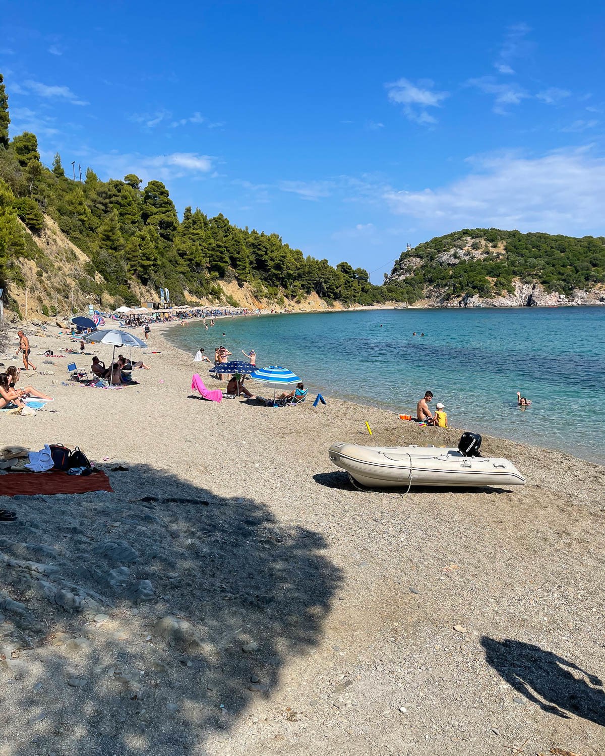 Stayflos Beach, Skopelos, Greece Photo Heatheronhertravels.com