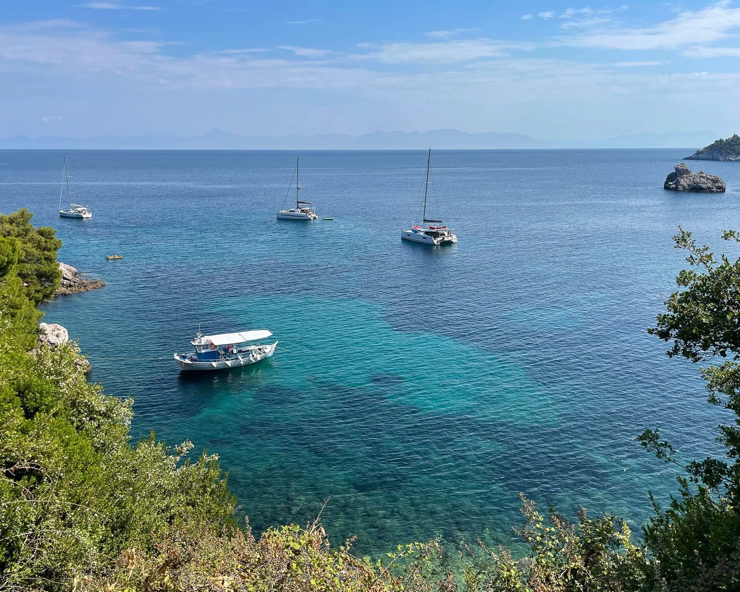 Stayflos Beach, Skopelos, Greece Photo Heatheronhertravels.com