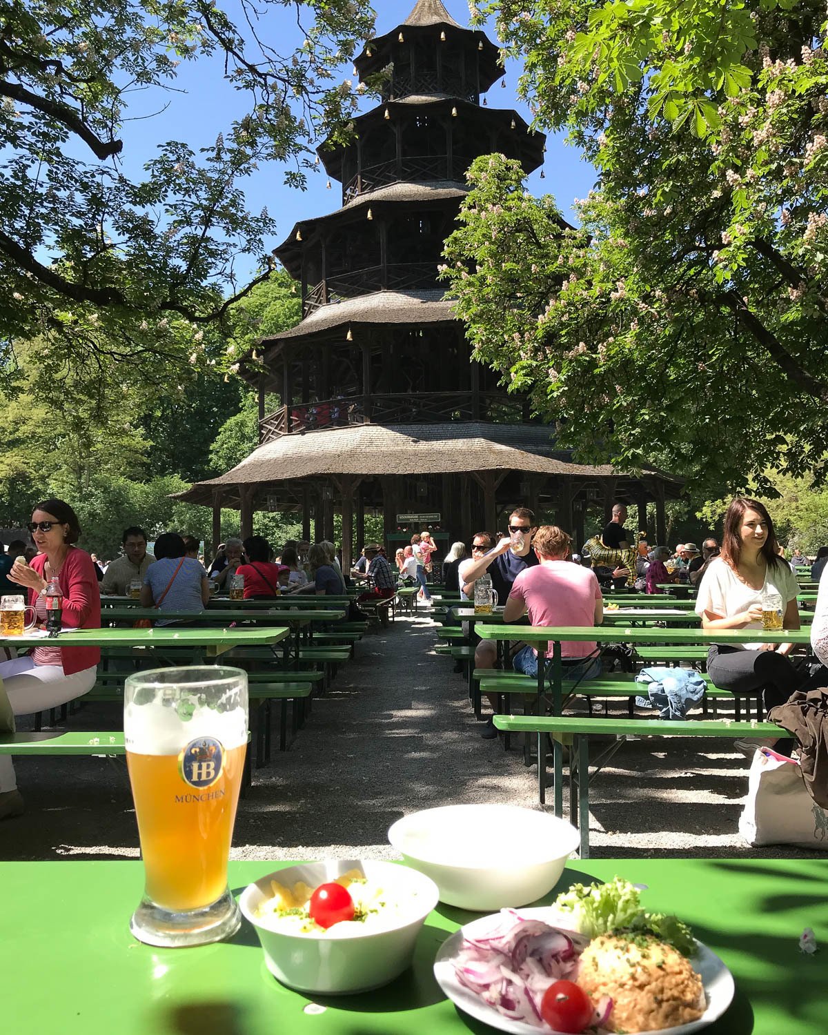 Chinese Pagoda in Englischergarten Munich Photo Heatheronhertravels.com