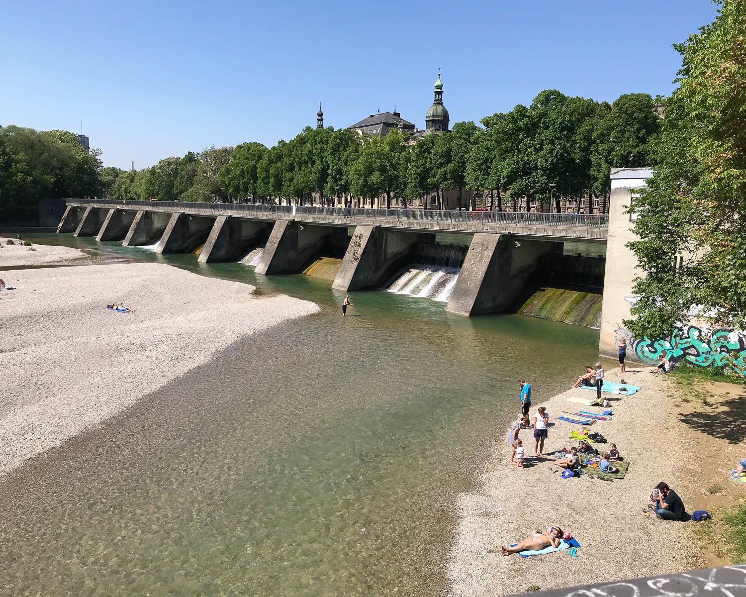 River Isar in Munich Photo Heatheronhertravels.com