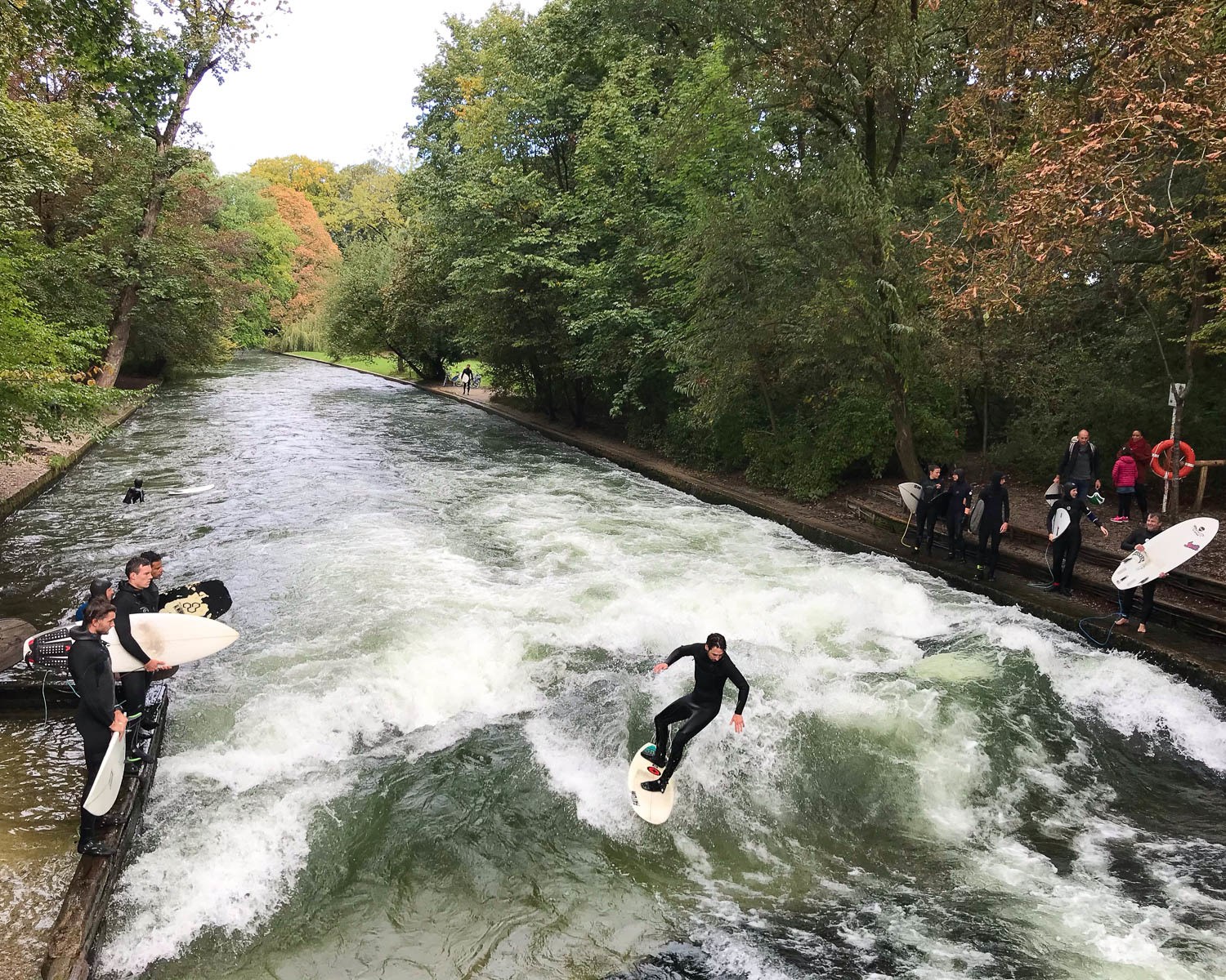 Surfing on the Eisbach Munich Photo Heatheronhertravels.com