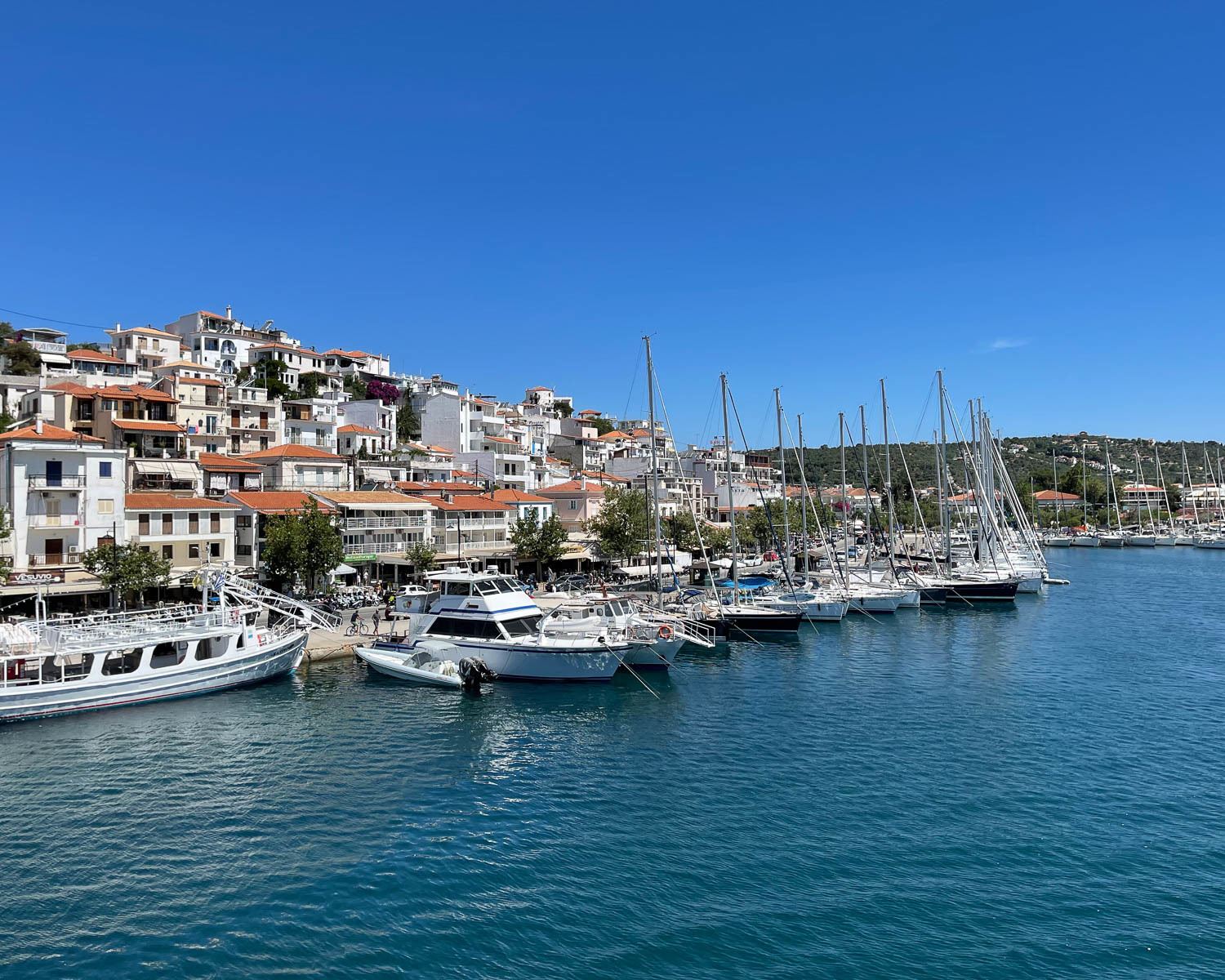 Skiathos port Photo Heatheronhertravels.com