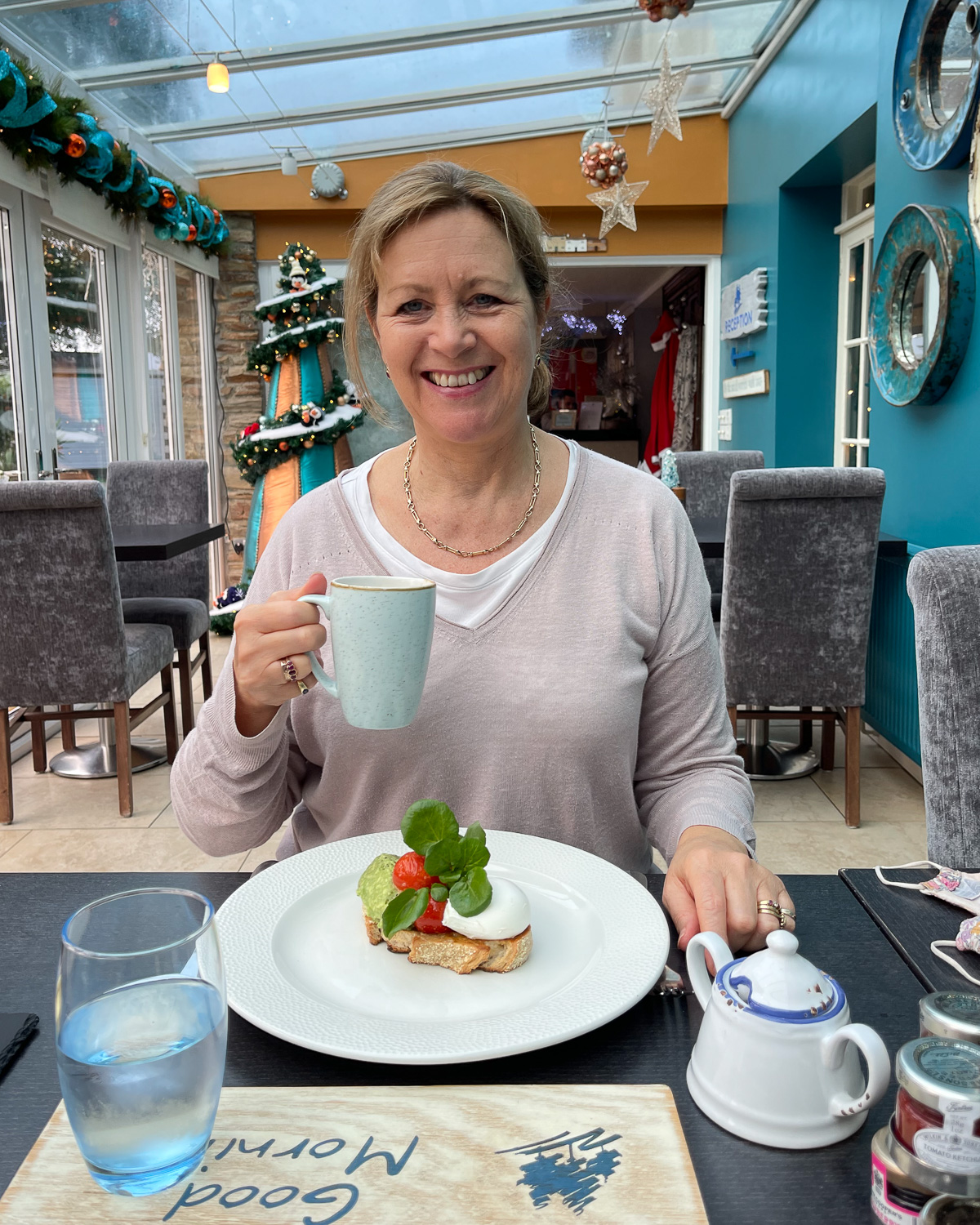 Breakfast at Talland Bay Hotel in Cornwall Photo Heatheronhertravels.com