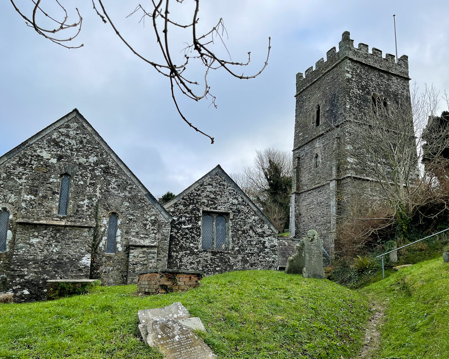 St Tallan Church in Talland Bay Cornwall Photo Heatheronhertravel.com