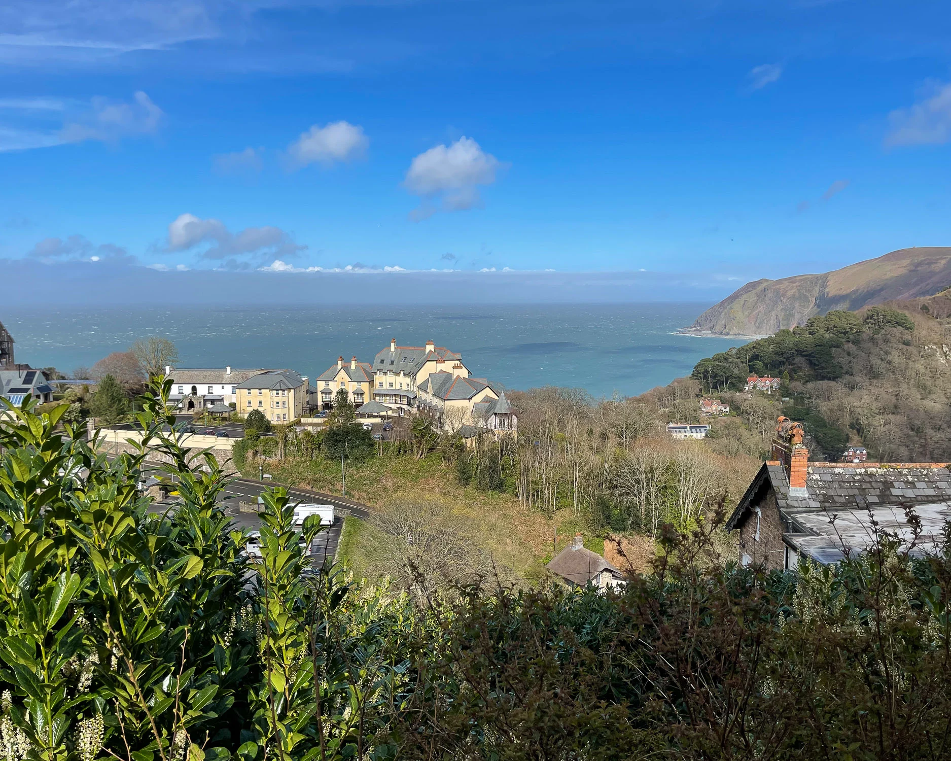 View from Lynton Devon 