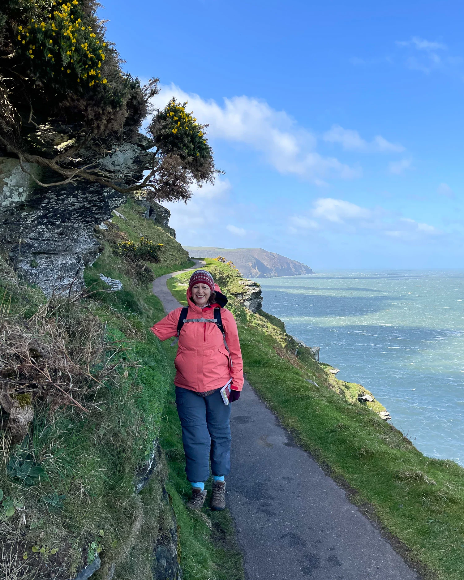 South West Coastal Path near Lynton in Devon