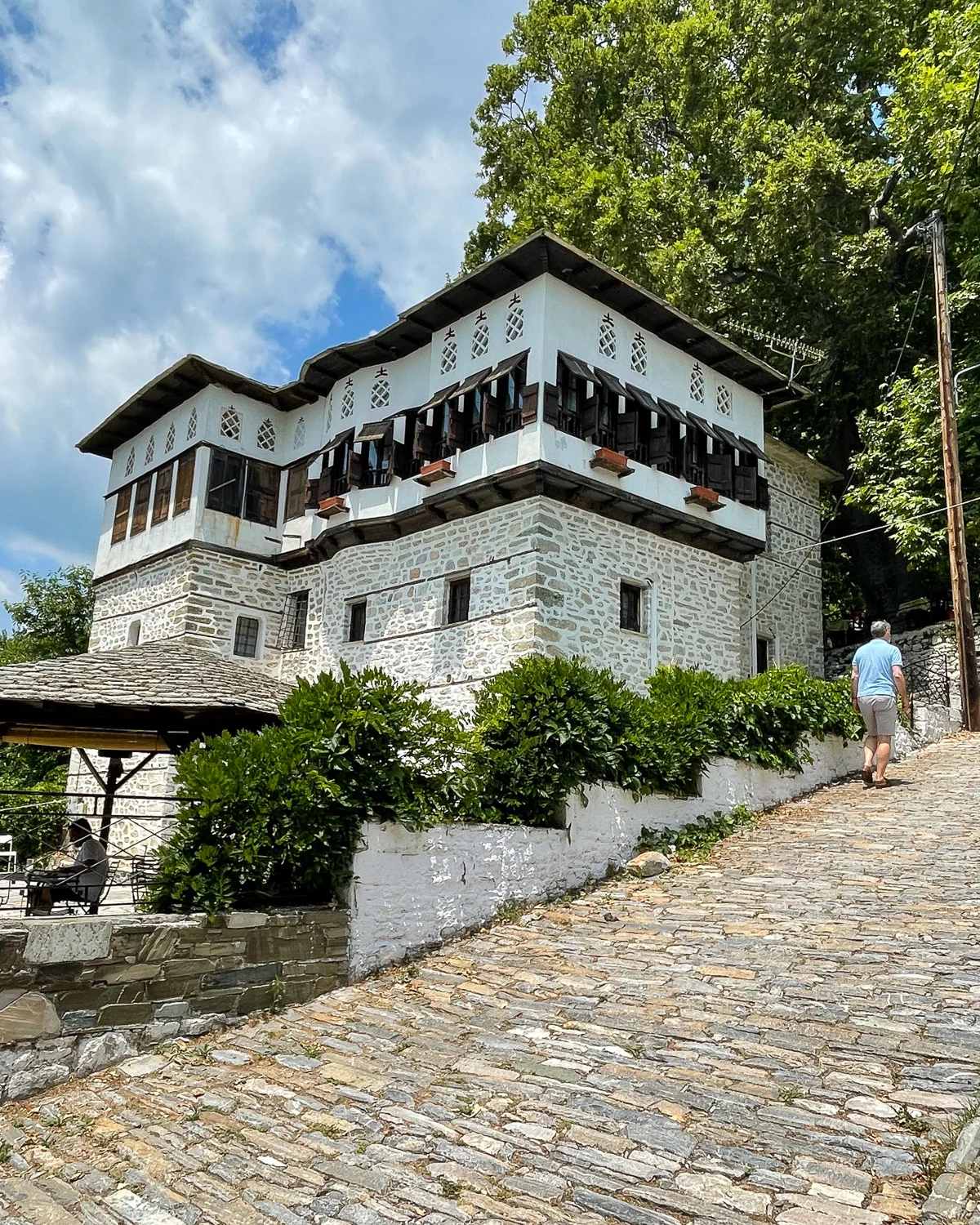 Cobbled paths of the Pelion Photo Heatheronhertravels.com