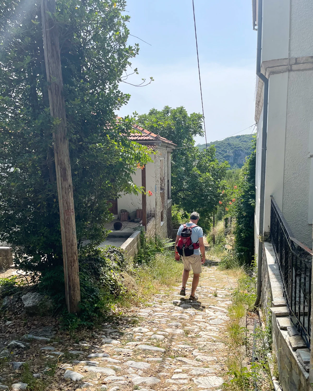 Cobbled paths of the Pelion Photo Heatheronhertravels.com