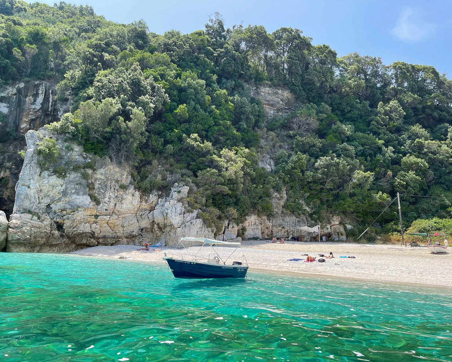 Limnionas beach Pelion Greece Photo Heatheronhertravels.com