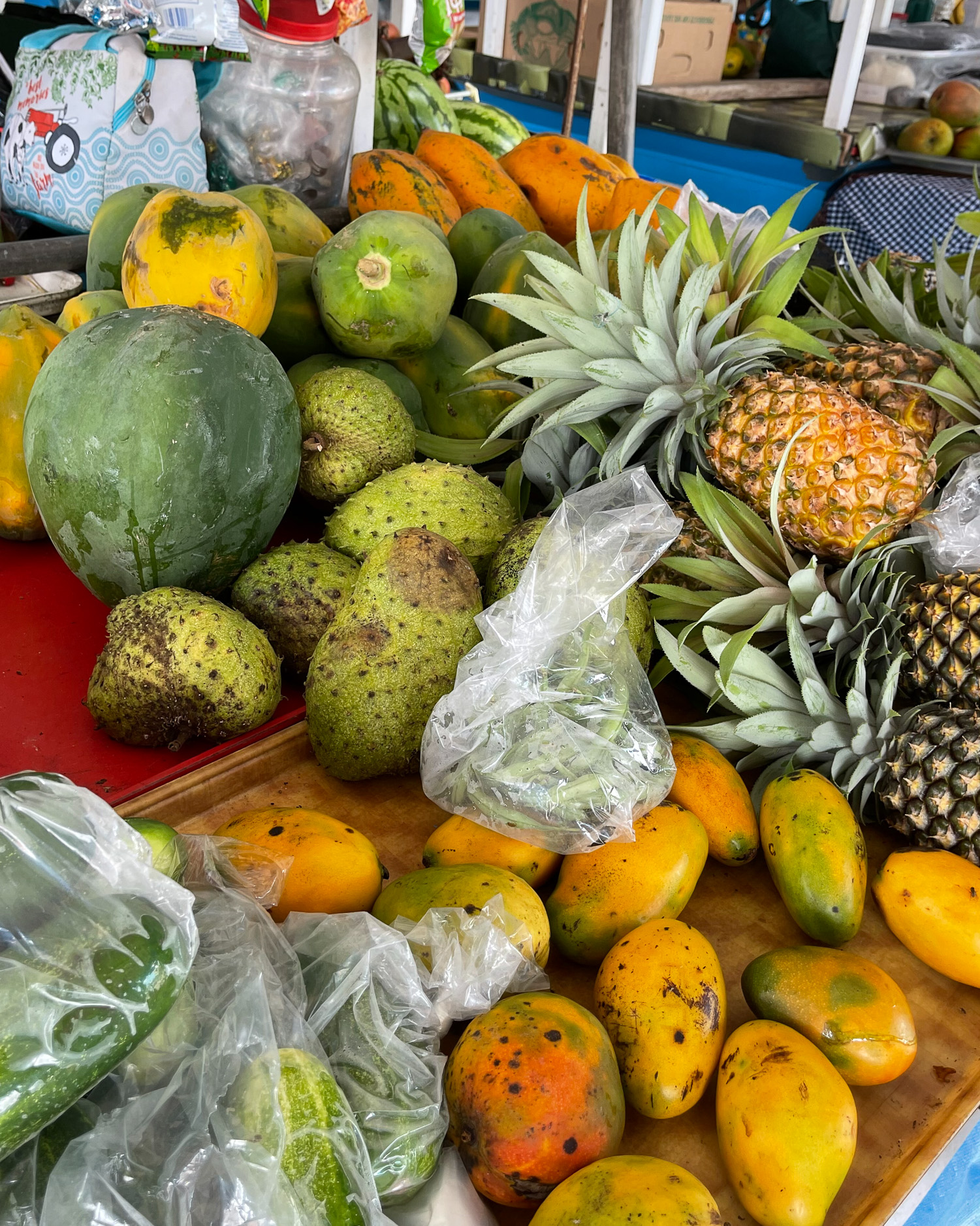 Fruit in Castries Market Saint Lucia Photo Heatheronhertravels.com