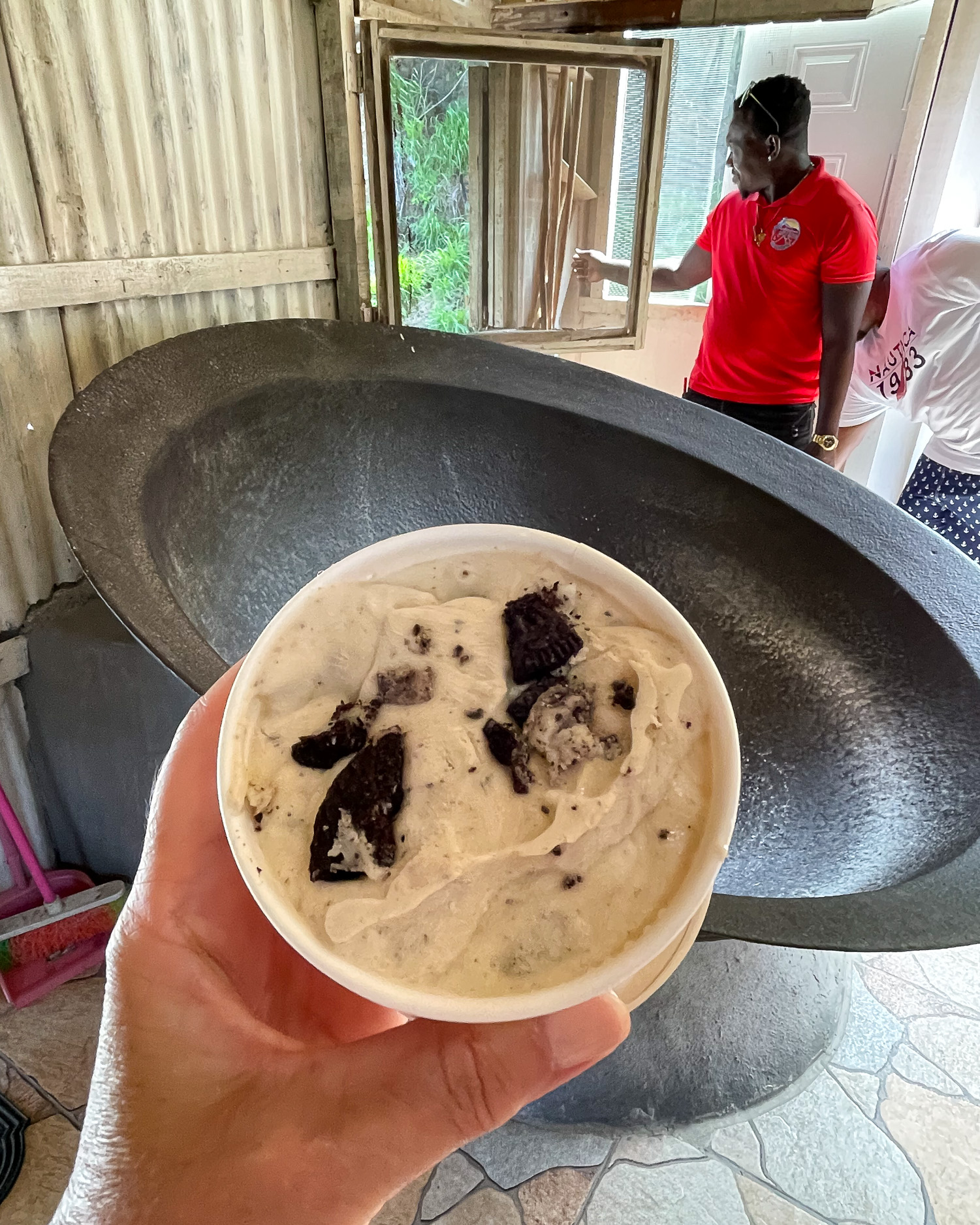 Ice Cream at Plas Kassav Saint Lucia Photo Heatheronhertravels.com