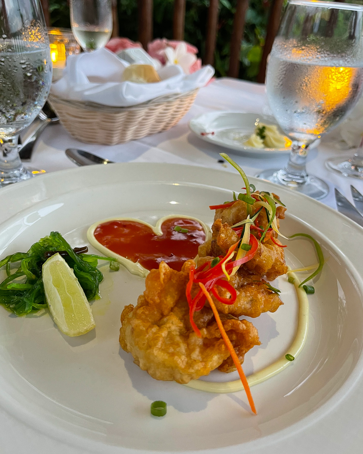 Private dinner at Calabash Cove Saint Lucia Photo Heatheronhertravels.com