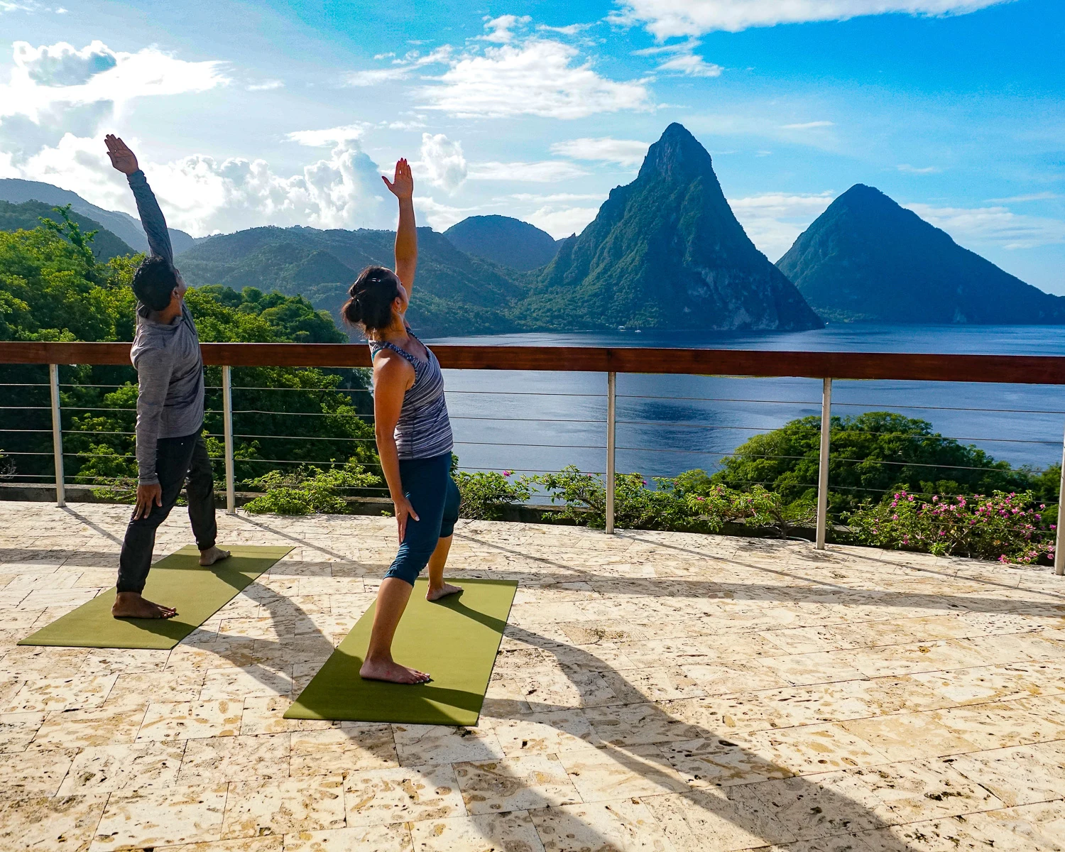 Yoga at Jade Mountain St Lucia