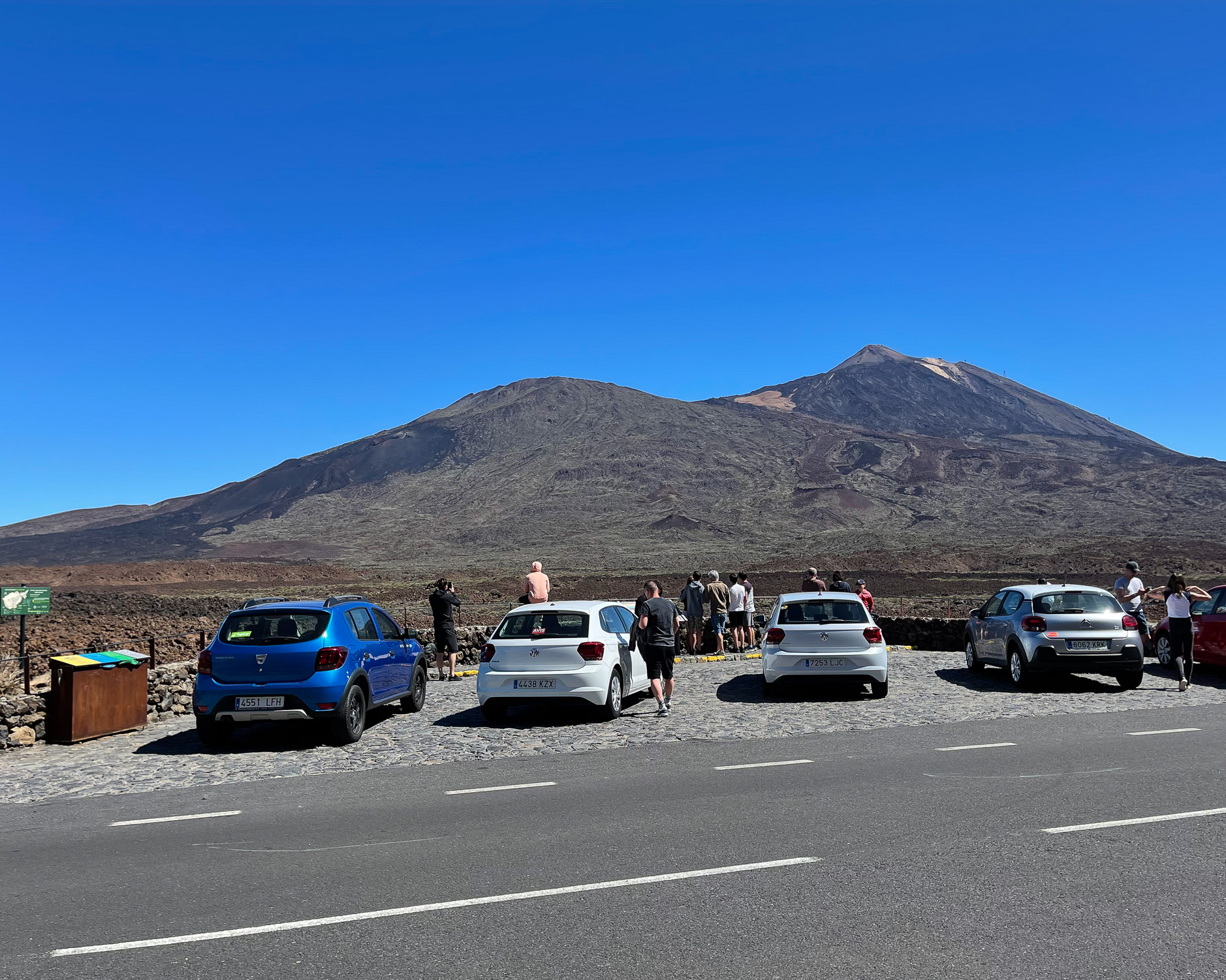 Parking areas at Teide National Park Tenerife Photo Heatheronhertravels.com-