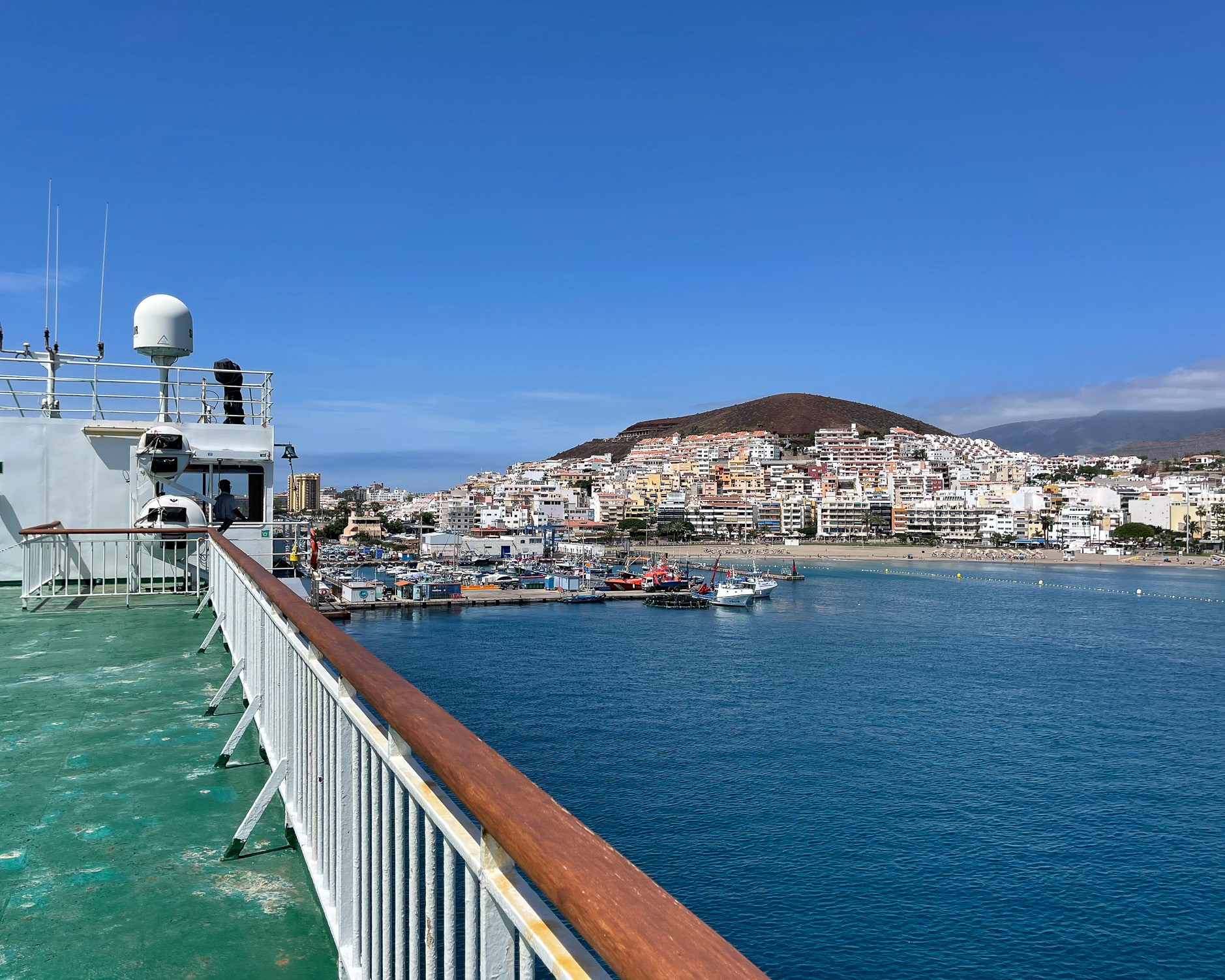 Ferry from Tenerife to La Gomera Photo Heatheronhertravels.com