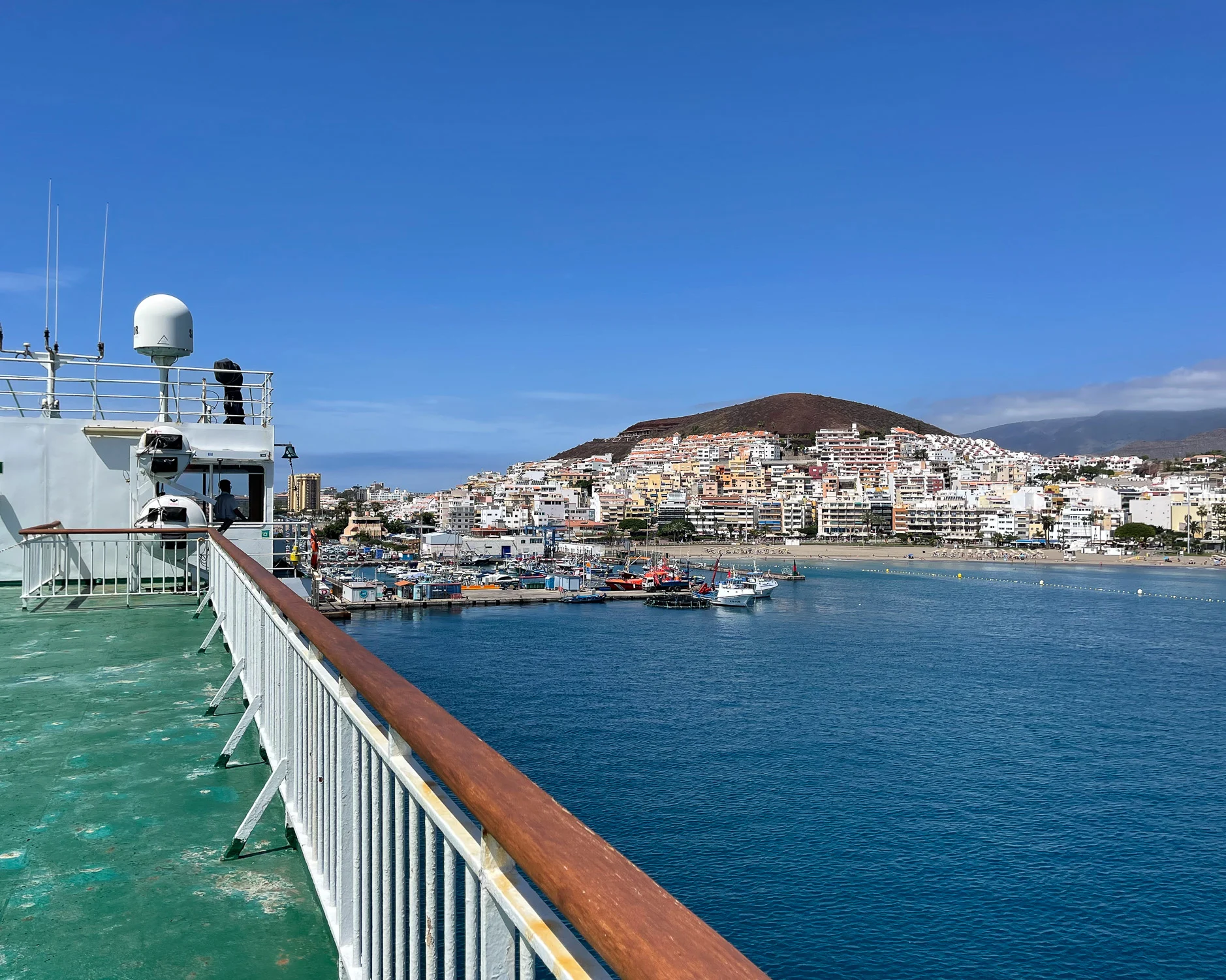Ferry from Tenerife to La Gomera Photo Heatheronhertravels.com