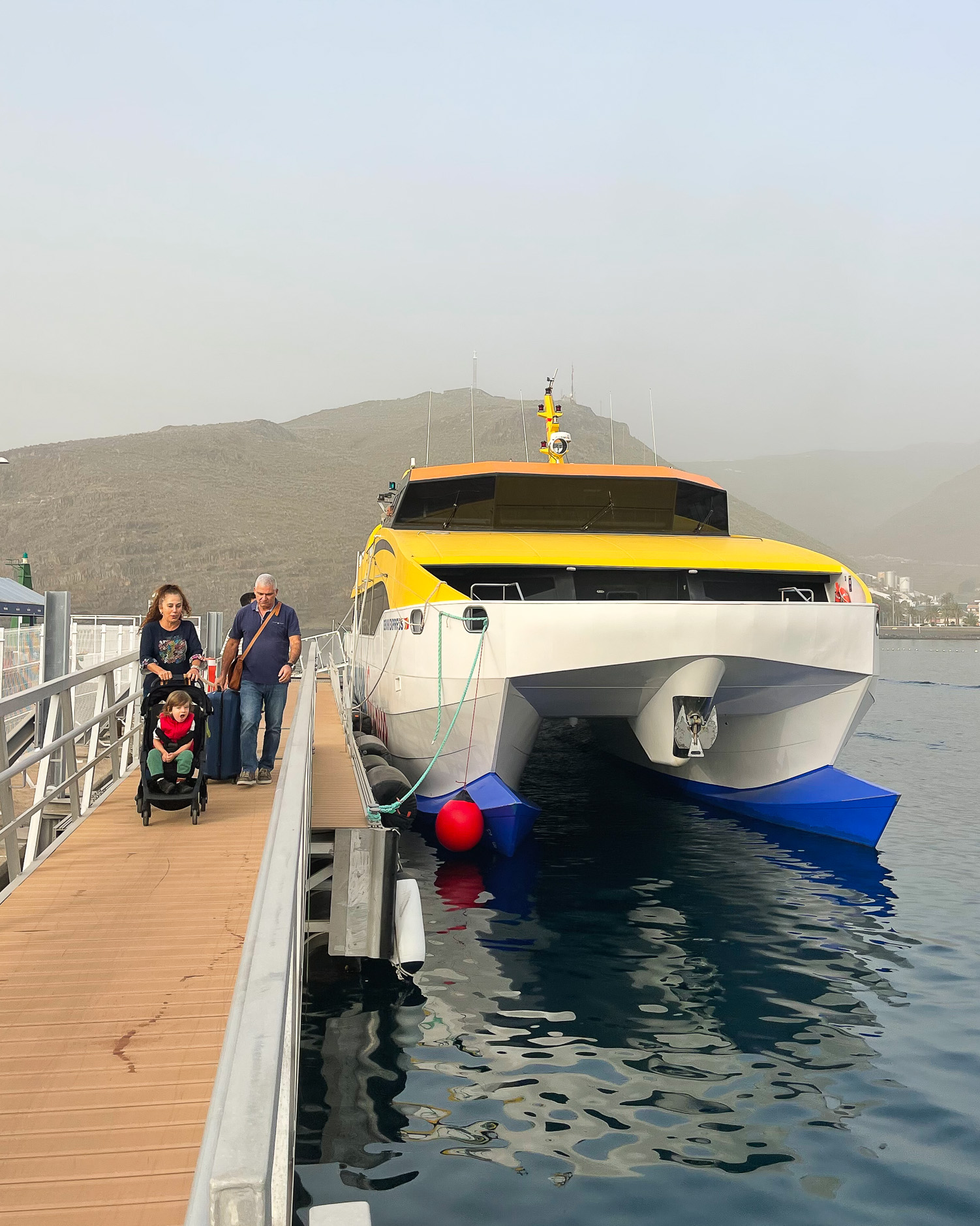 Fred Olsen Ferry from Valle Gran rey to san Sebastian La Gomera Photo Heatheronhertravels.com