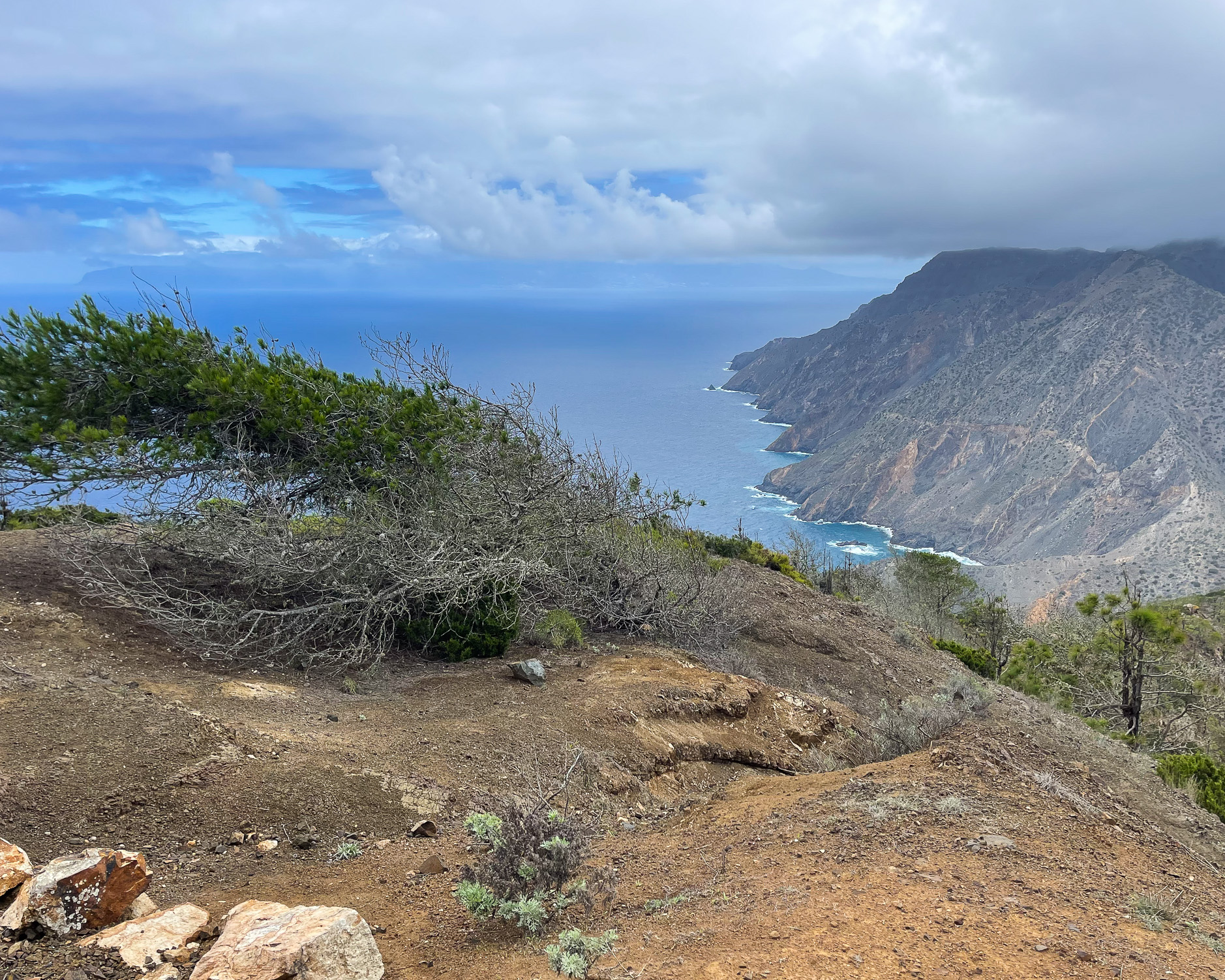 Hiking down to Playa de Vallehermoso La Gomera Photo Heatheronhertravels.com