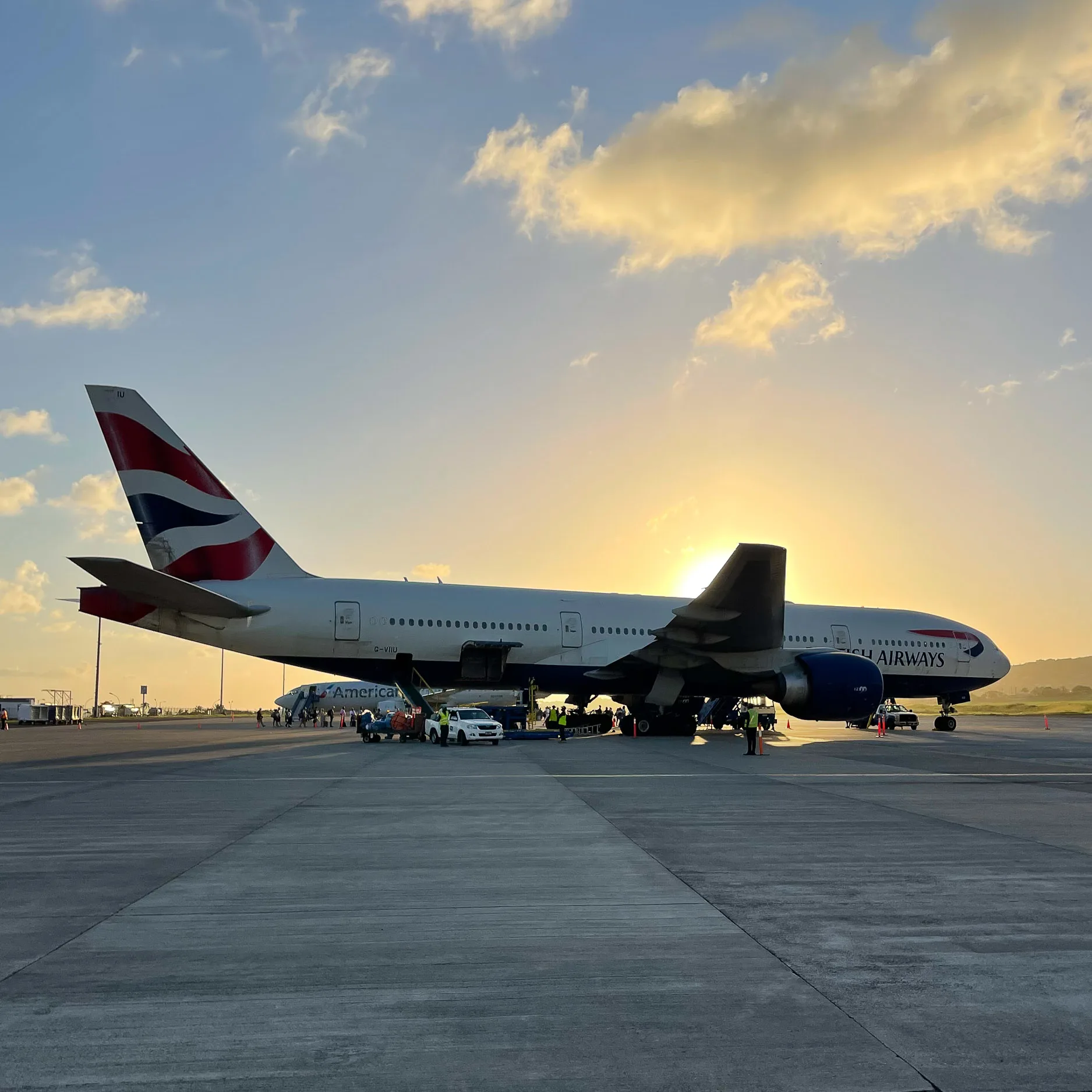 BA flight to St Kitts Photo Heatheronhertravels.com