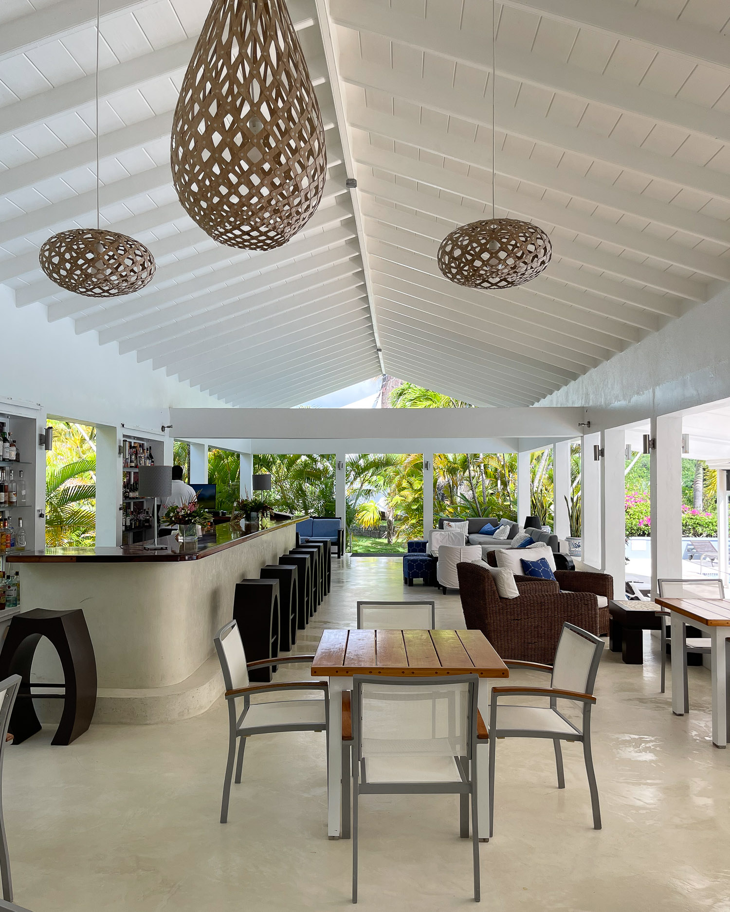 Indigo restaurant at Montpelier Plantation and Beach Nevis Photo Heatheronhertravels.com