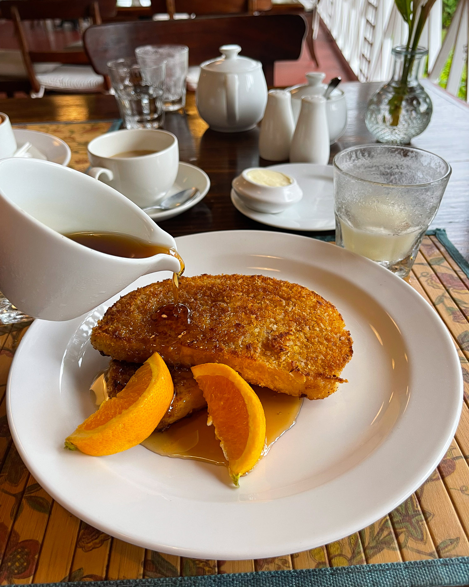 Breakfast at The Hermitage Nevis Photo Heatheronhertravels.com