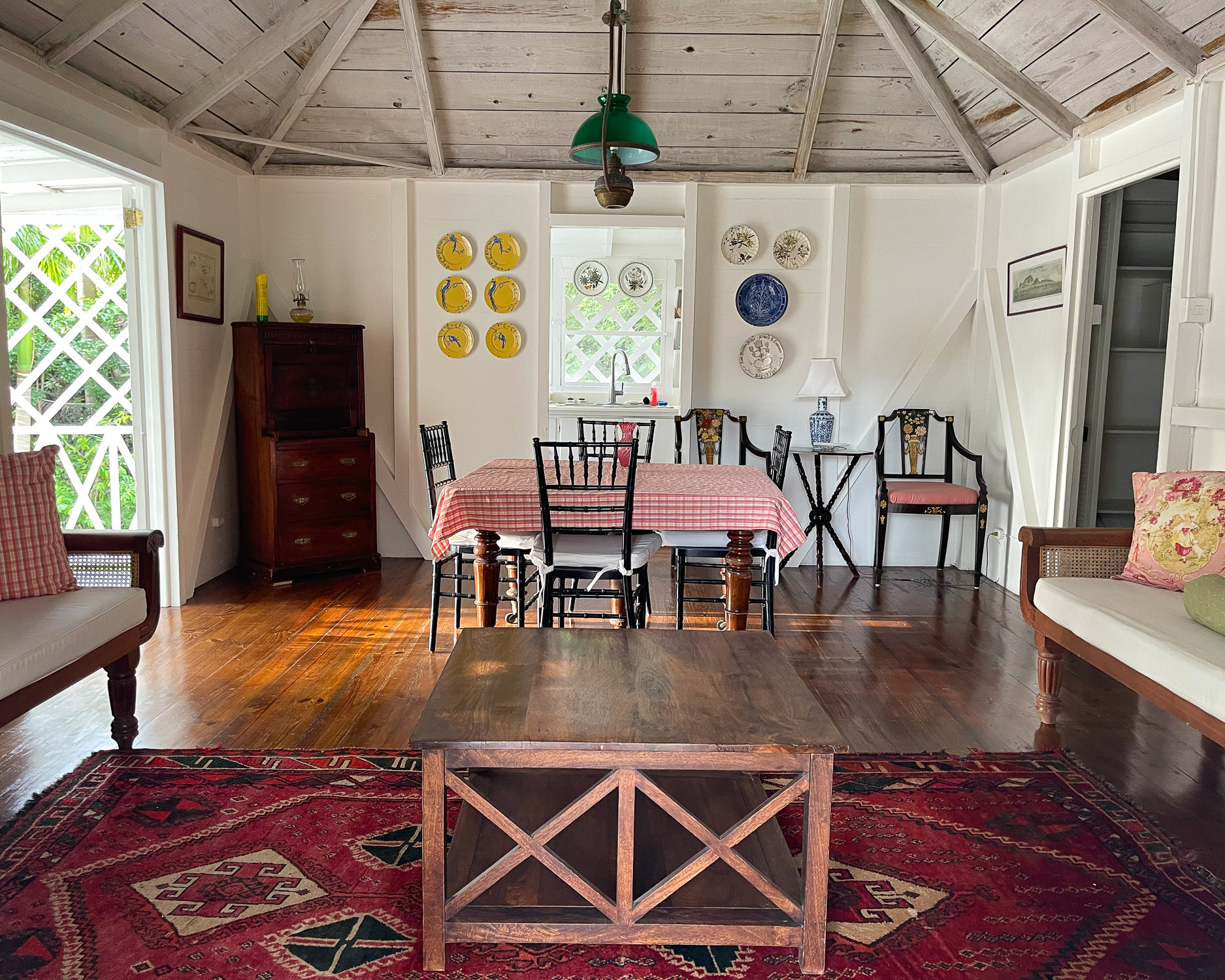 Pink House at Hermitage Nevis Photo Heatheronhertravels.com