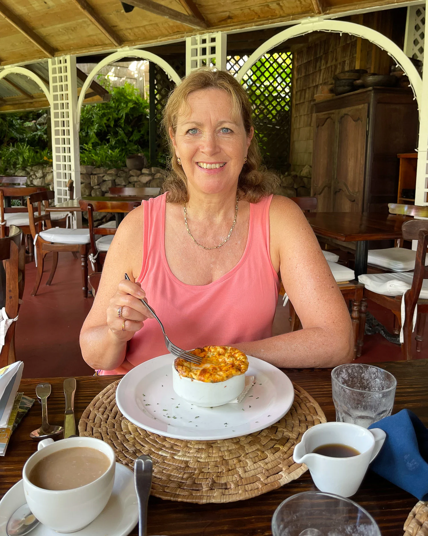 Breakfast at The Hermitage Nevis Photo Heatheronhertravels.com