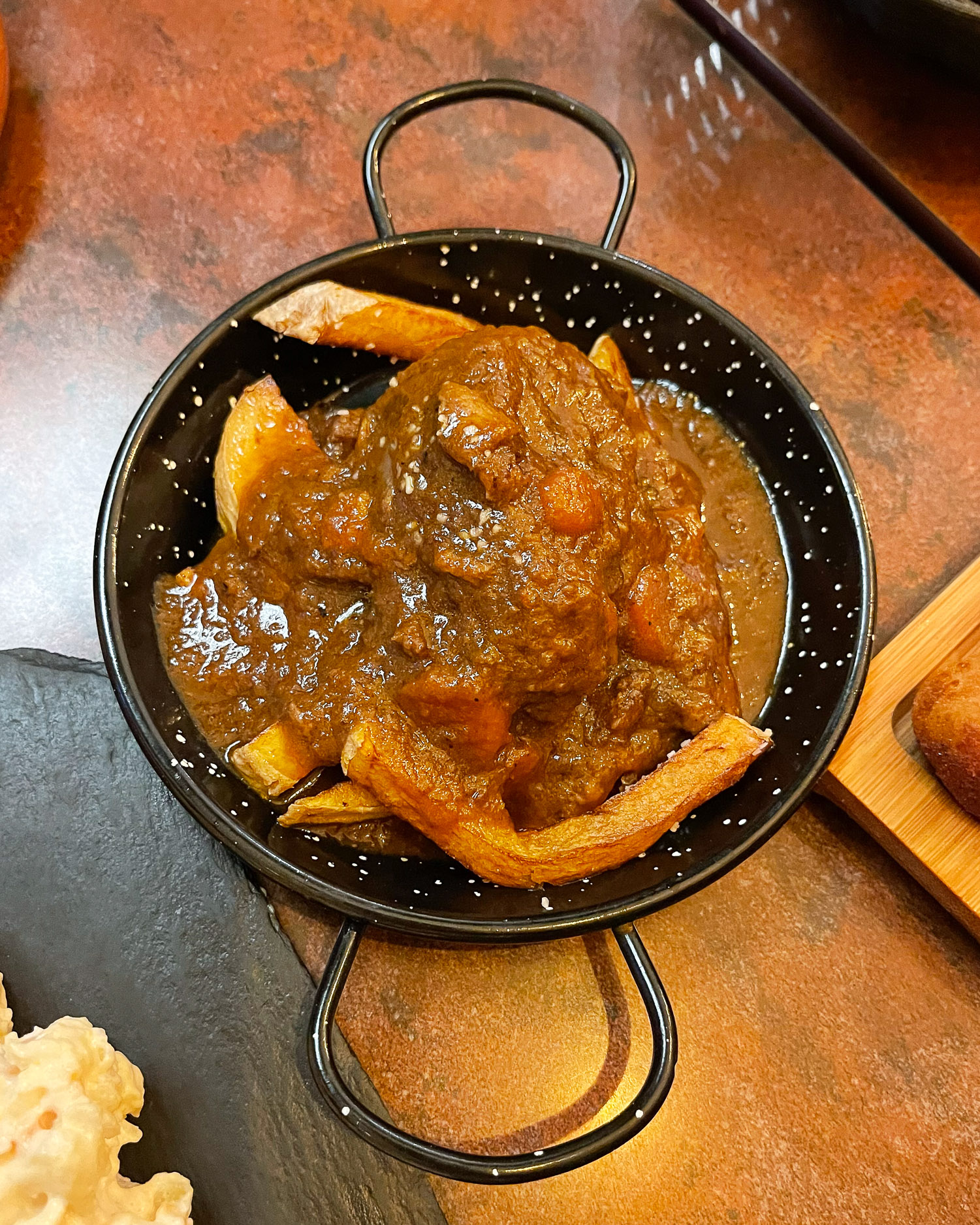 Pork cheek Tapas in Seville Spain Photo Heatheronhertravels.com