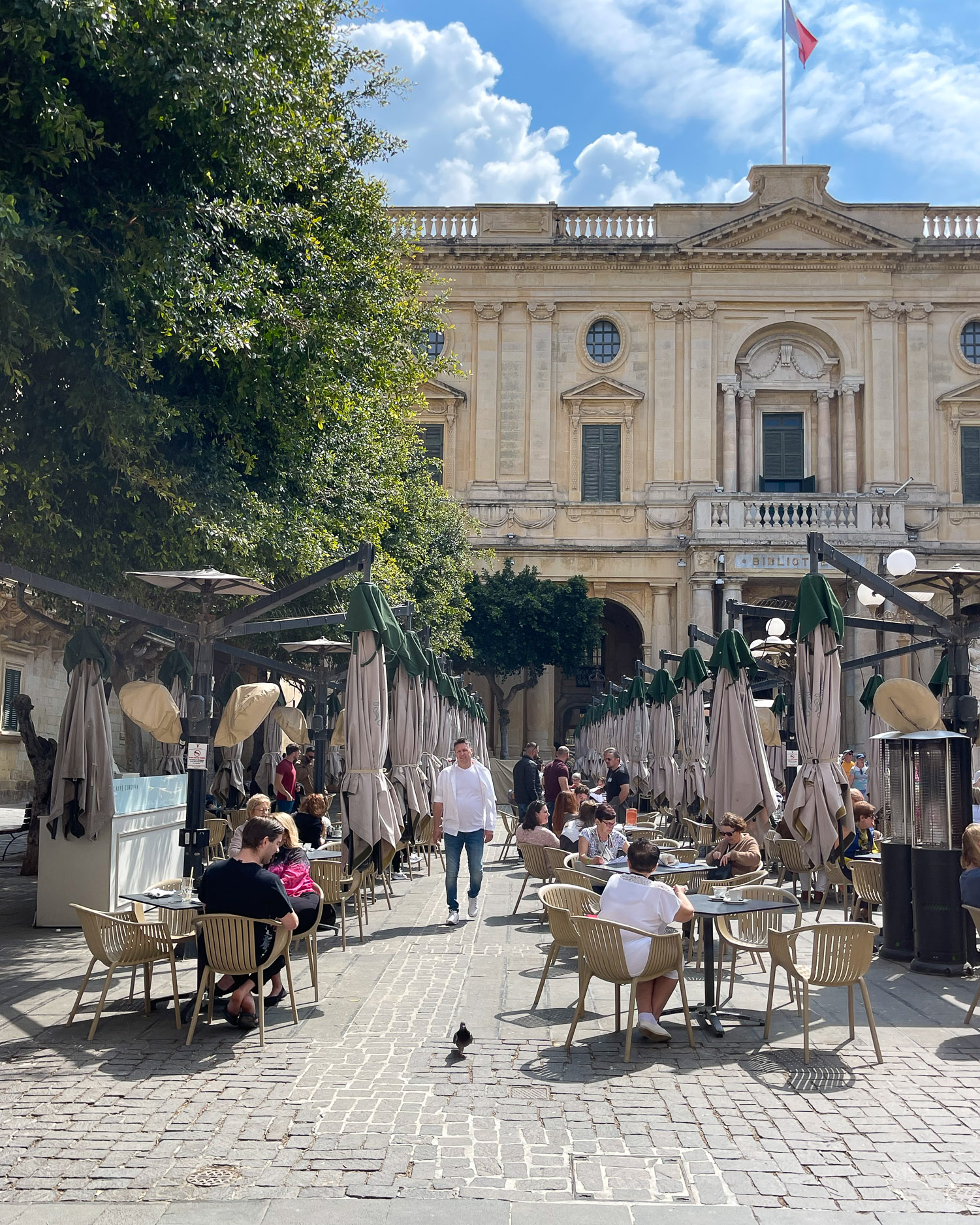 Caffee Cortina Republic Square Valletta Malta Photo Heatheronhertravels.com