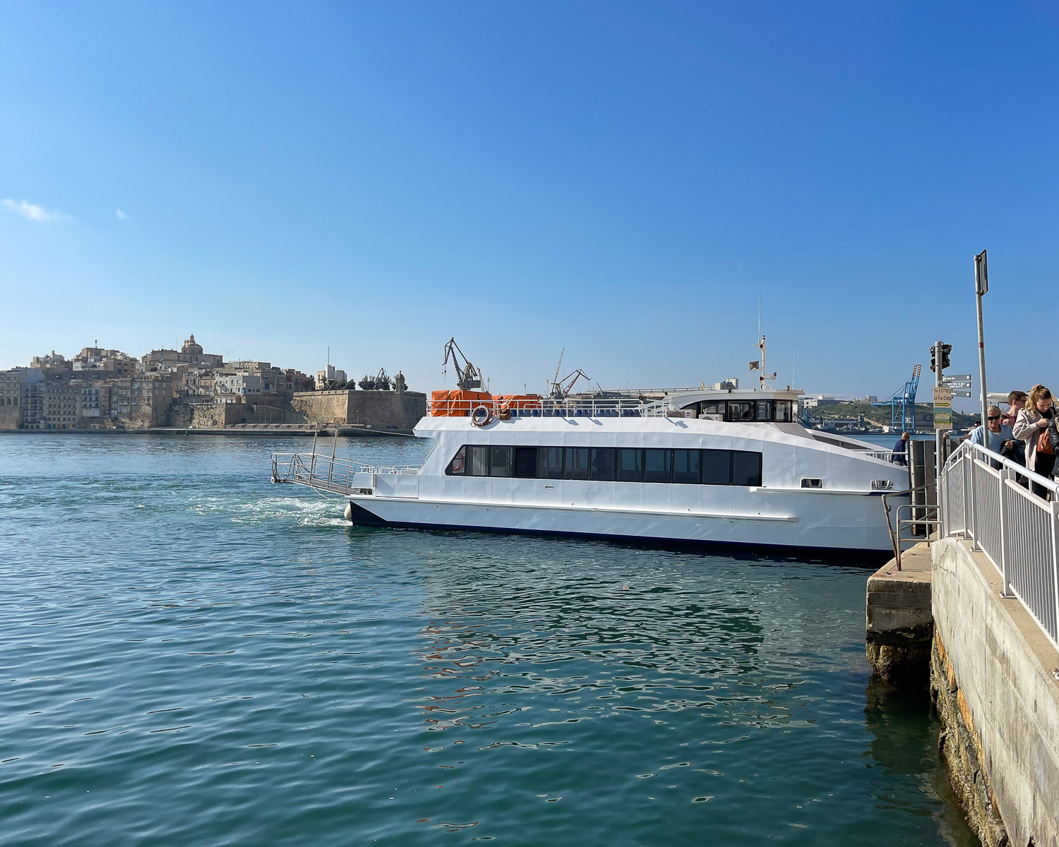 Fast ferry Valletta to Gozo Photo Heatheronhertravels.com